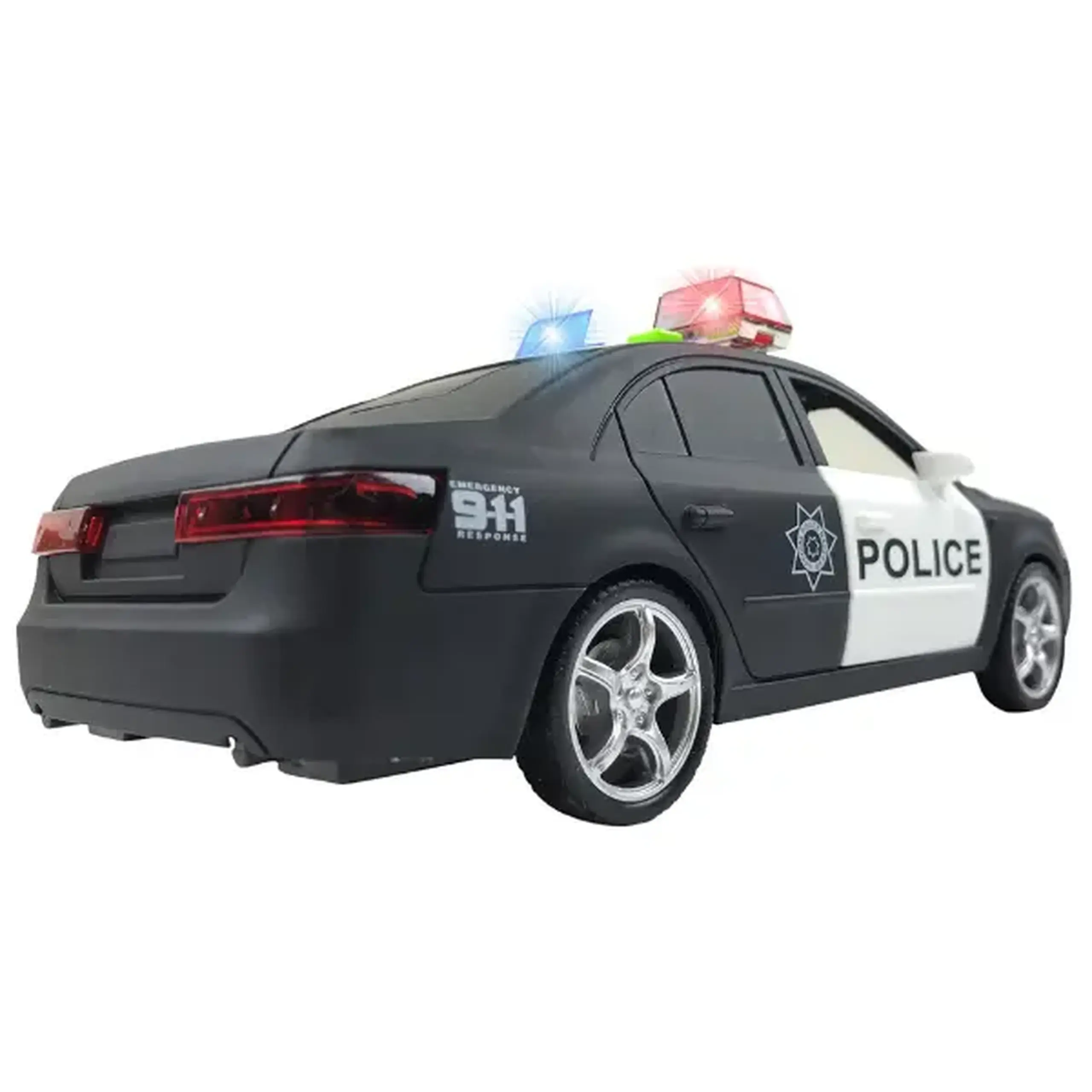 1:16 Mașina de poliție cu inerție (lumini /sunete / ușile se deschid)