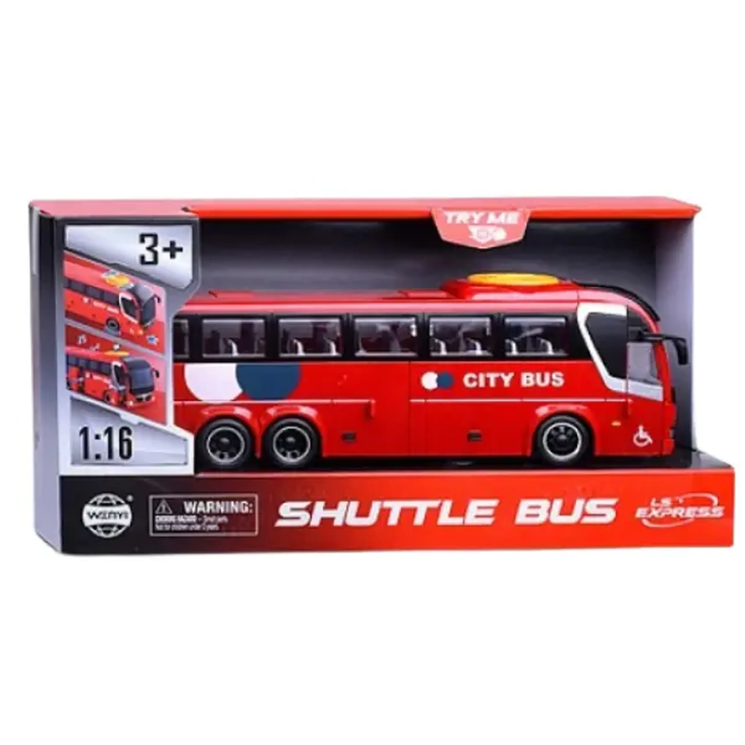 1:16 Autobuz inerțial "Urban" (lumină/sunet)