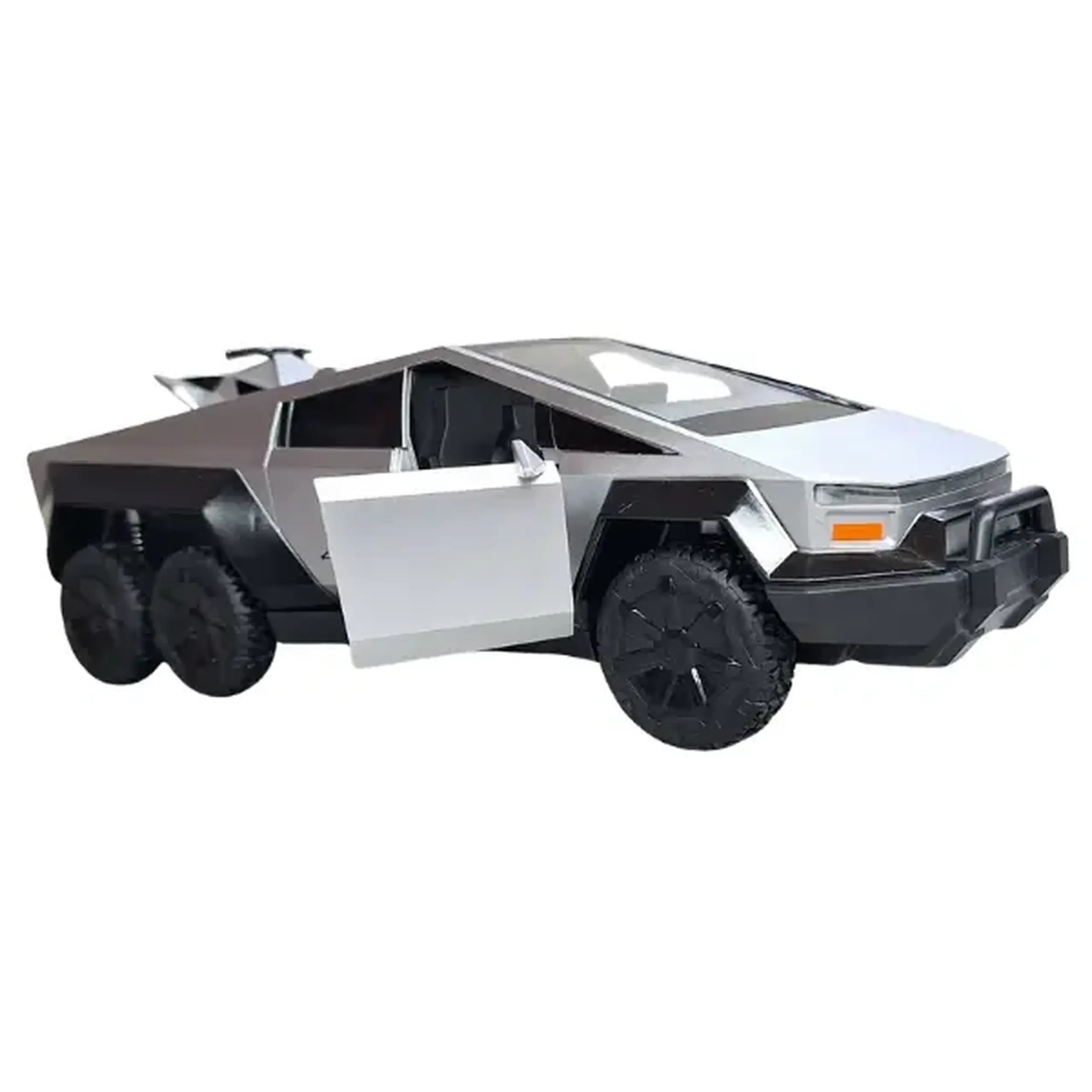 1:16 "Cybertruck" inerțial cu șase roți (lumini/sunete)