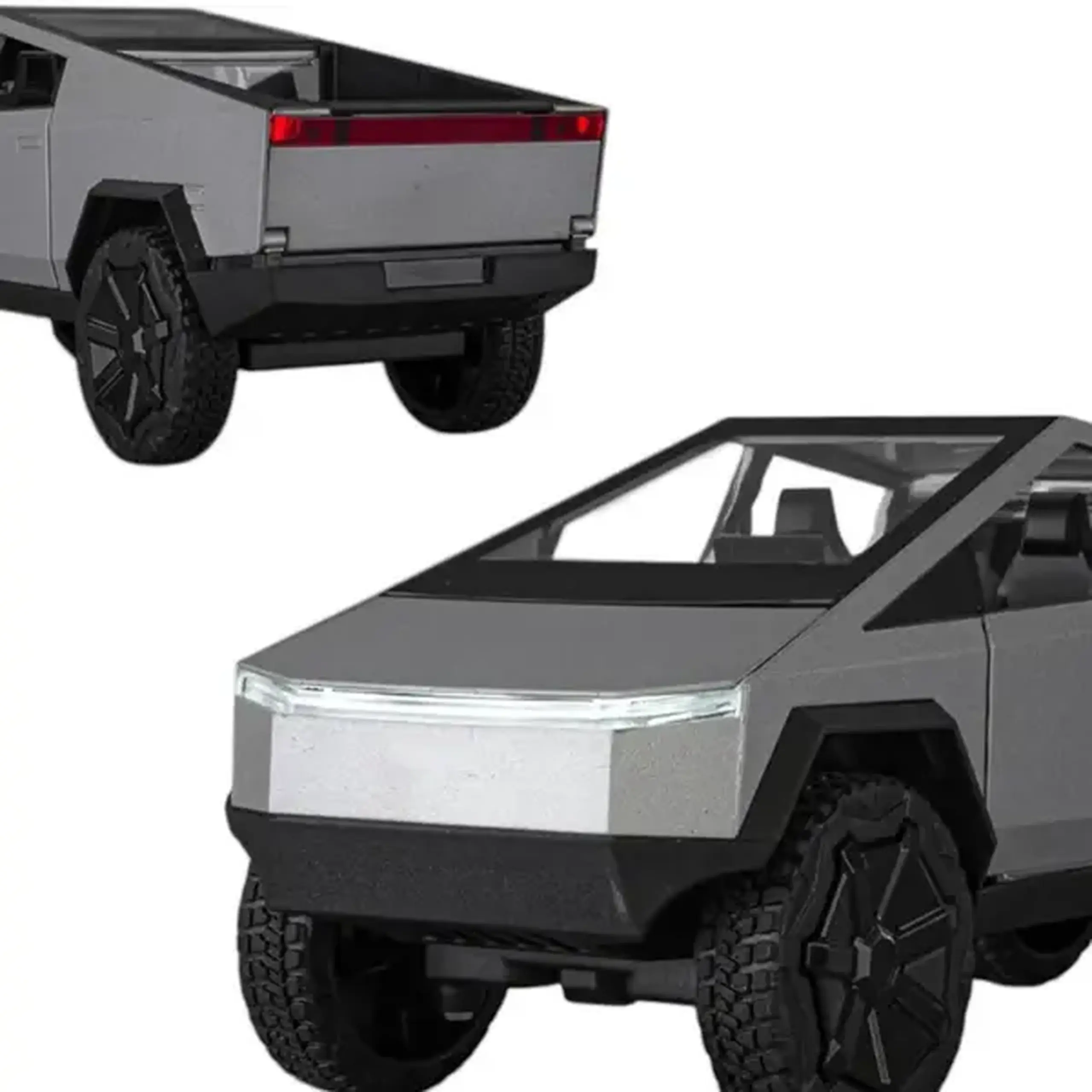1:16 "Cybertruck" inerțial cu patru roți (lumini/sunete)