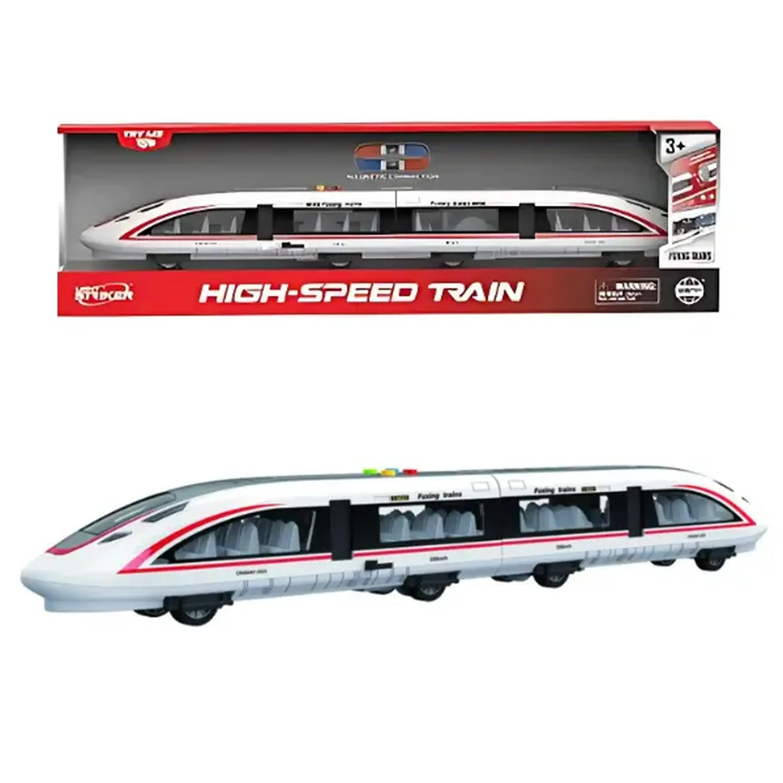 1:16 Tren magnetic de mare viteză cu inerție (lumină/sunet)