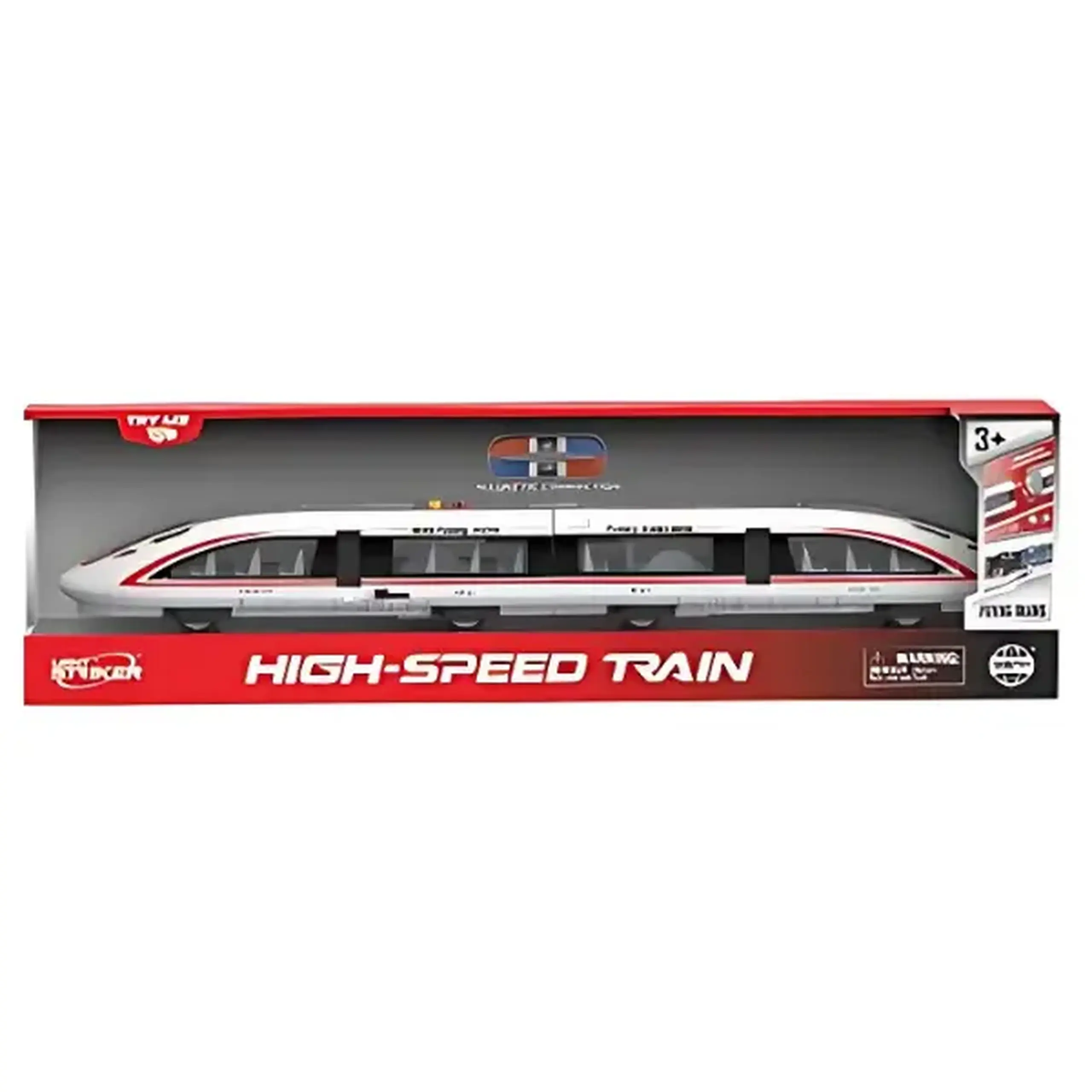 1:16 Tren magnetic de mare viteză cu inerție (lumină/sunet)