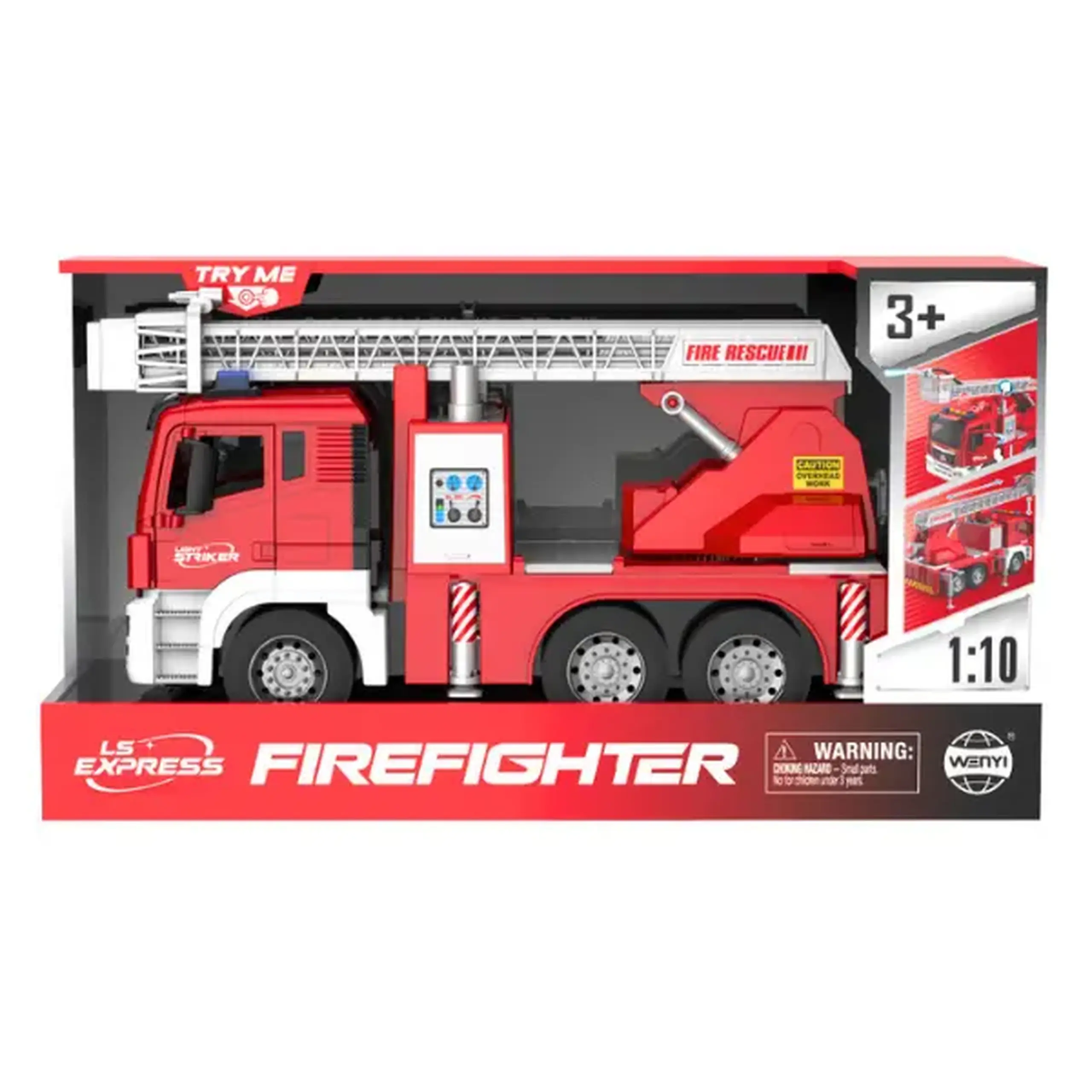 1:10 Camion de pompieri cu inerție (lumină / sunet)