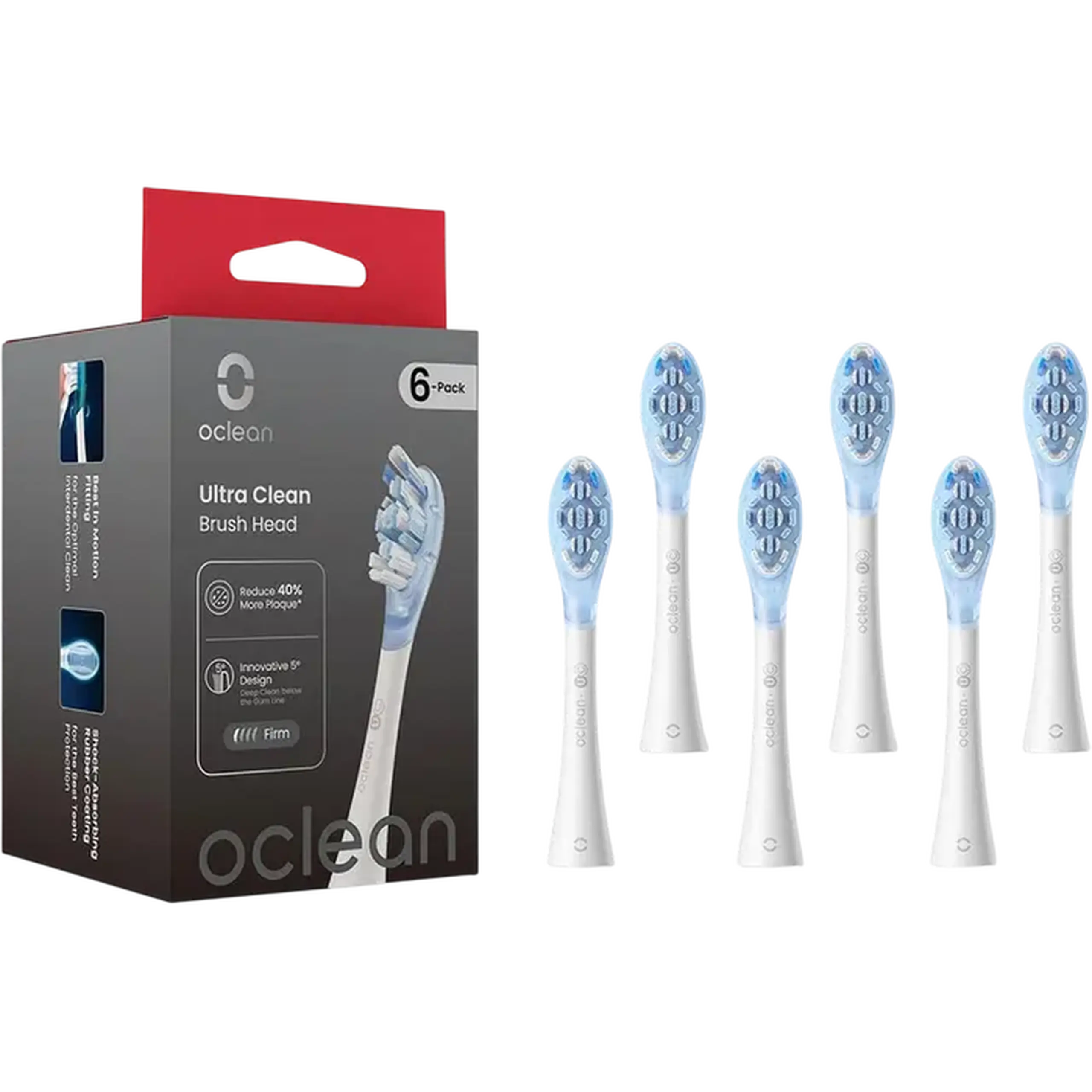Set de periuțe de dinți electrice de sunet Oclean UC03 W02, Alb