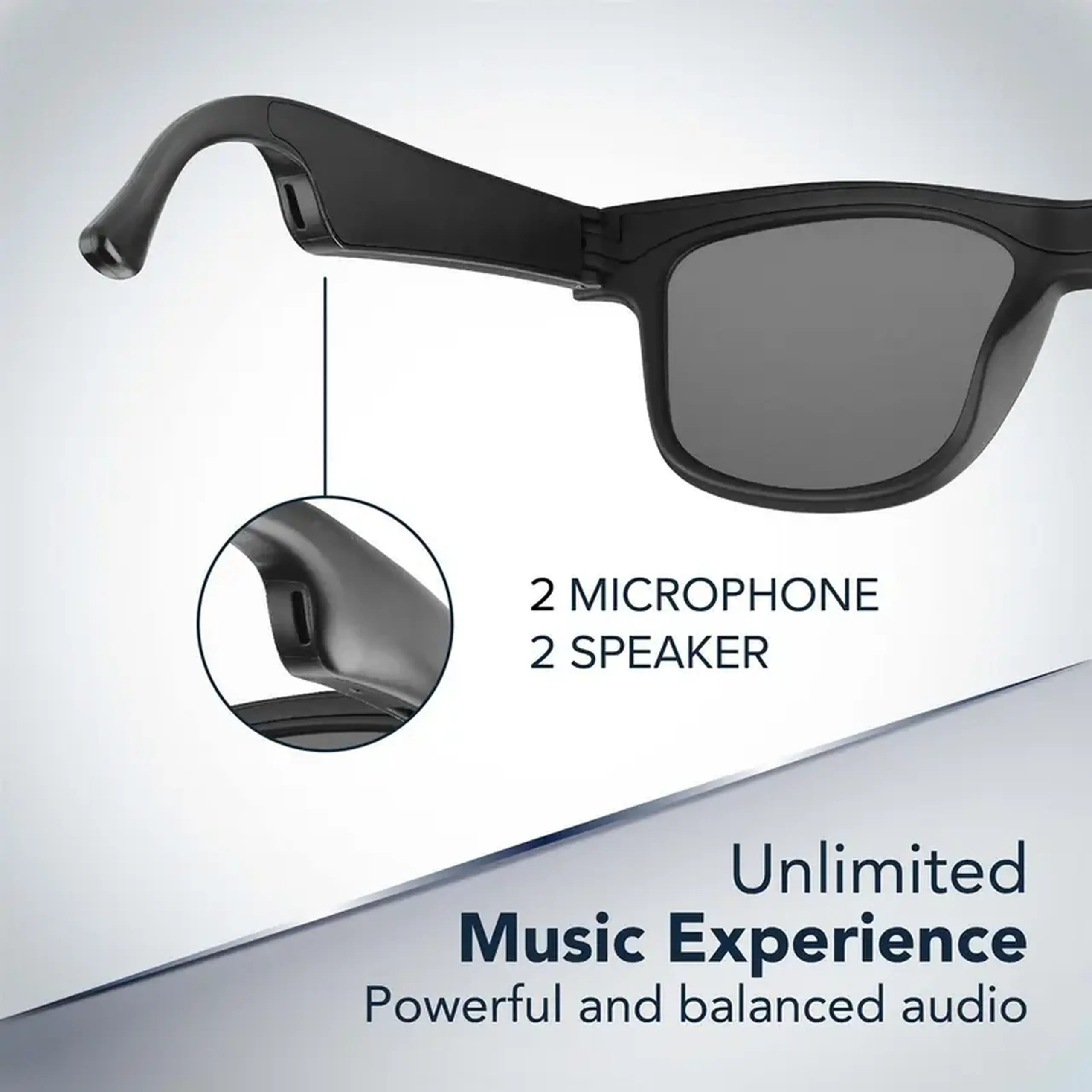 Ochelari de protecție Cellularline Sound Vision 2, Negru
