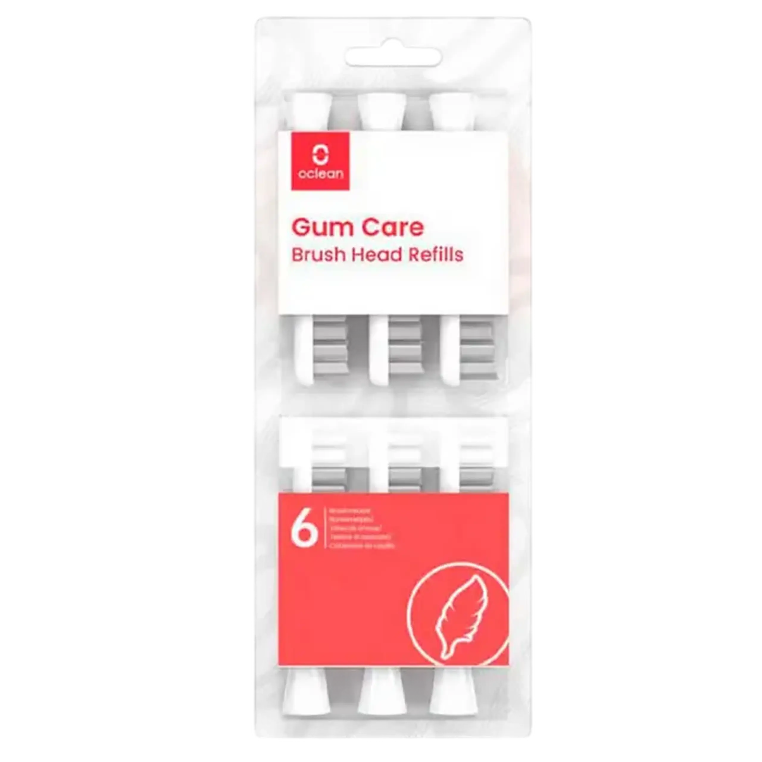 Set de periuțe de dinți electrice de sunet Oclean P1S12 W06, Alb