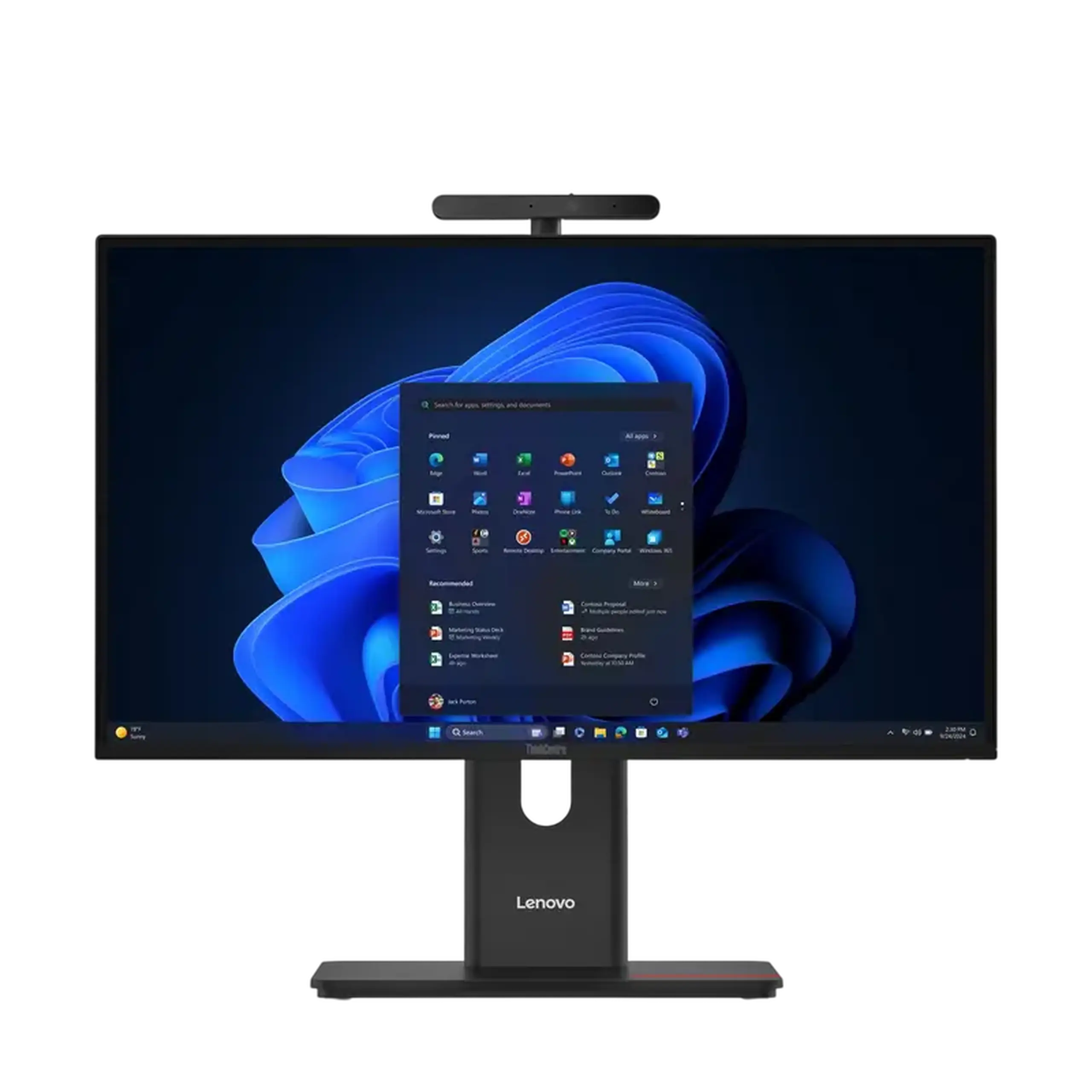 Computer All-in-One Lenovo ThinkCentre M90a Gen6, 27", Intel Core 5 225, 16GB/512GB, Windows 11 Pro, Negru