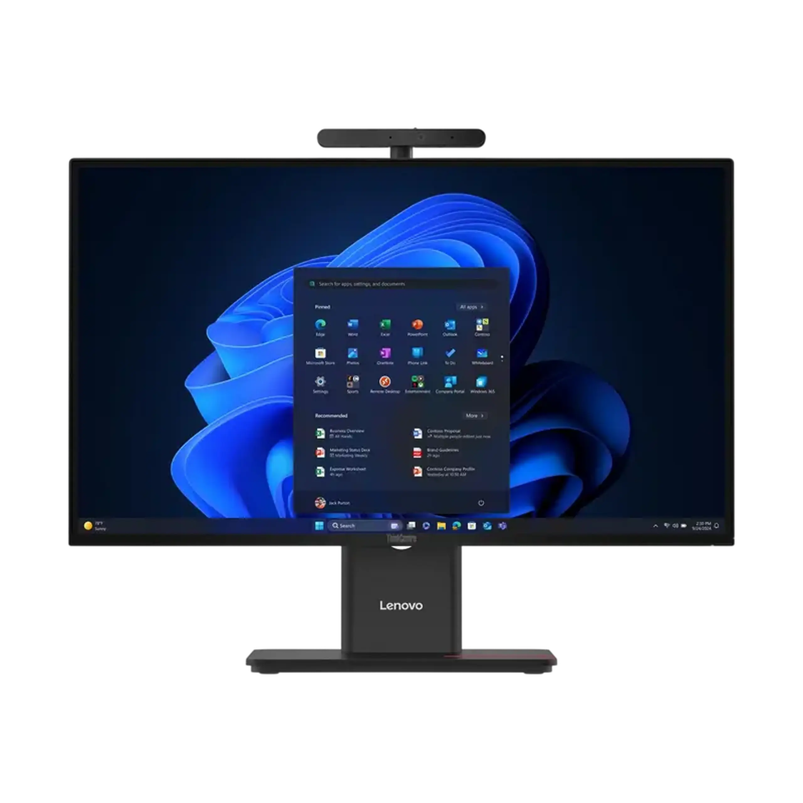 Computer All-in-One Lenovo ThinkCentre M90a Gen6, 23,8", Intel Core 5 235, 16GB/512GB, Windows 11 Pro, Negru