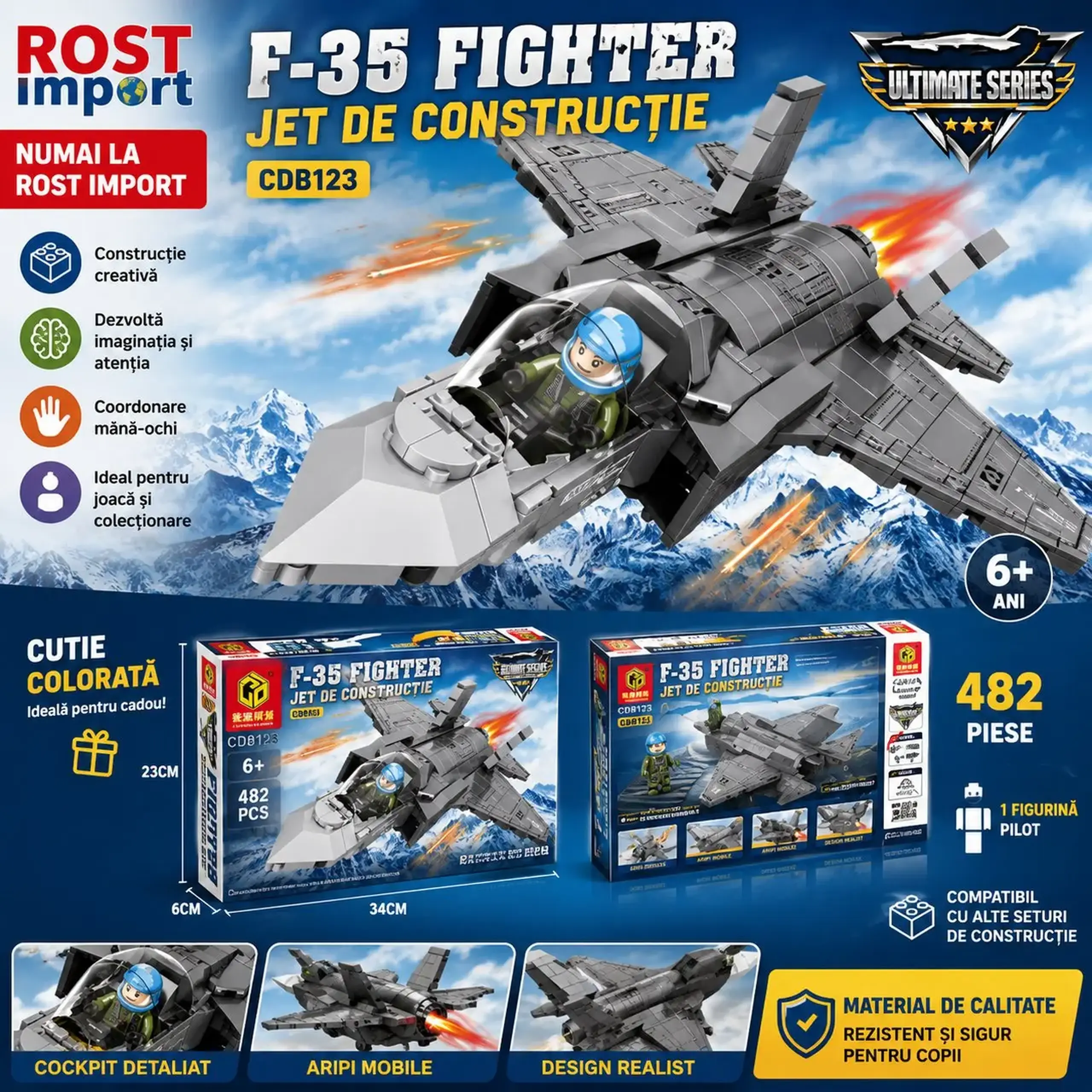 Constructor 482pcs