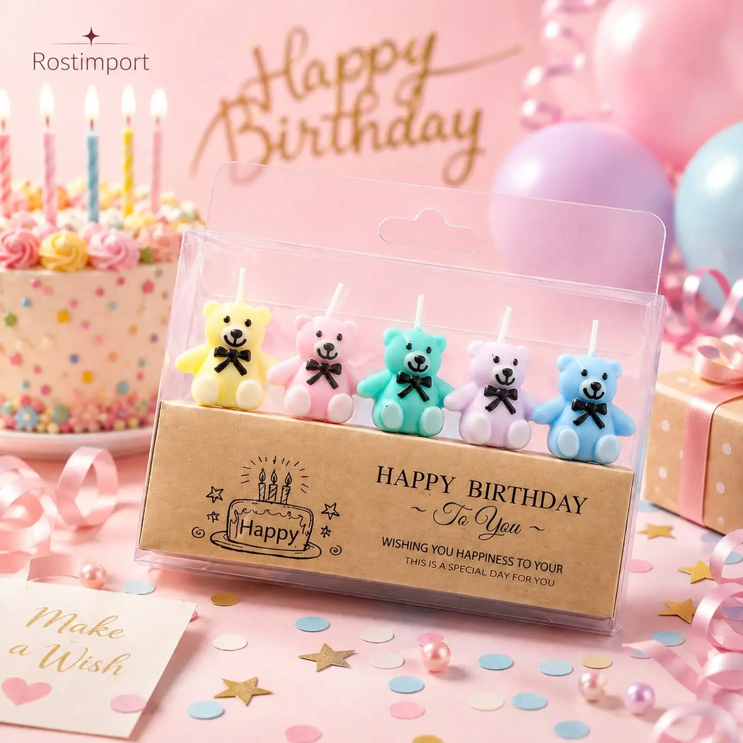 Set lumanare Urs (5pcs)