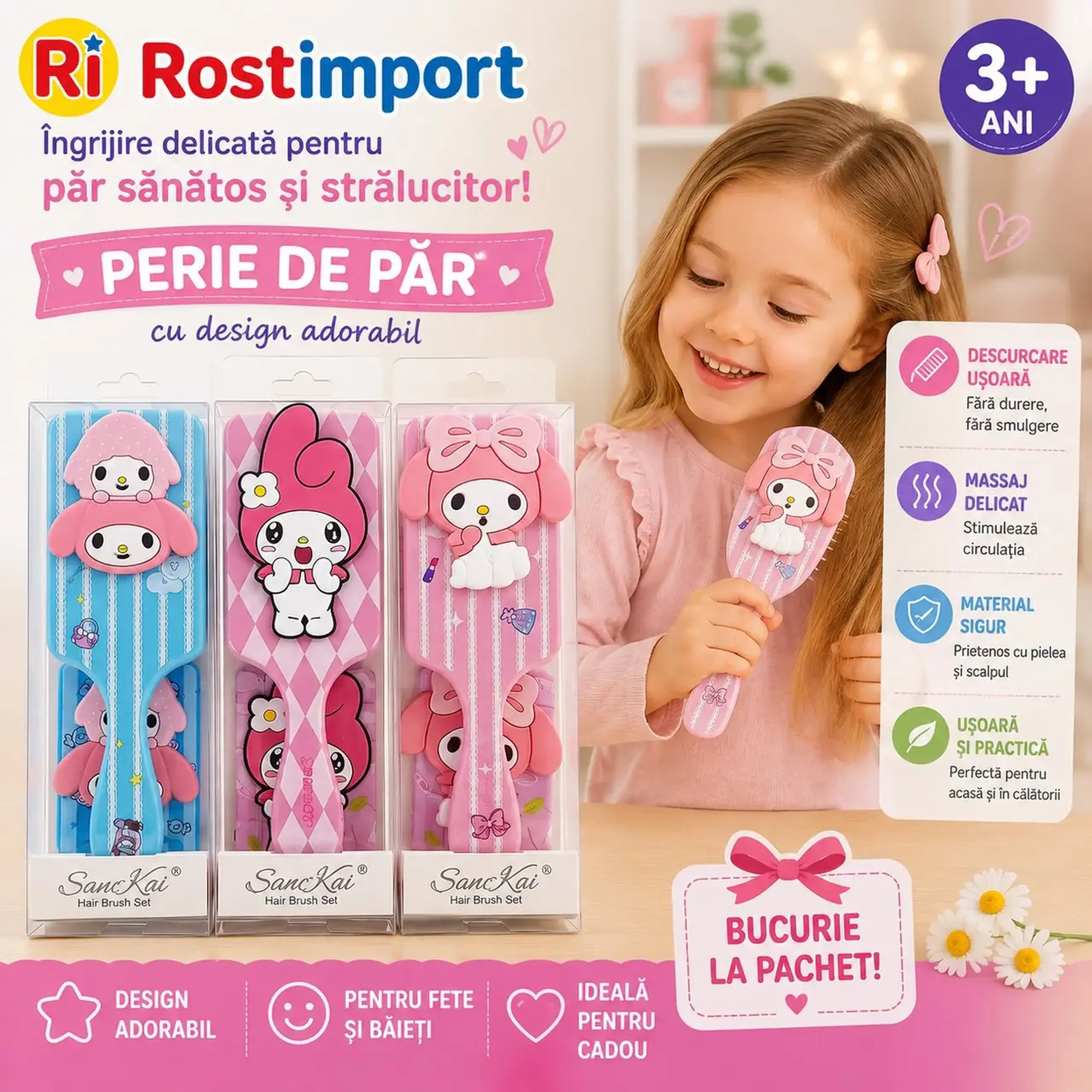 Set pieptene cu oglinda