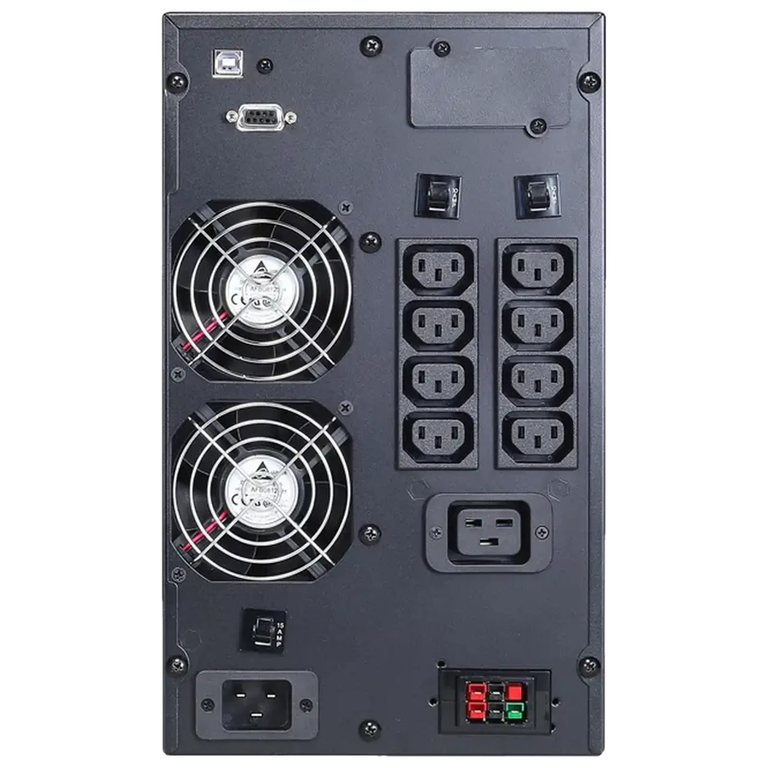 UPS PowerCom MAC - 2000 IEC, Turn, 2000VA/2000W, Online, LCD, RS232, USB, SLOT SNMP, Ex.Batt.