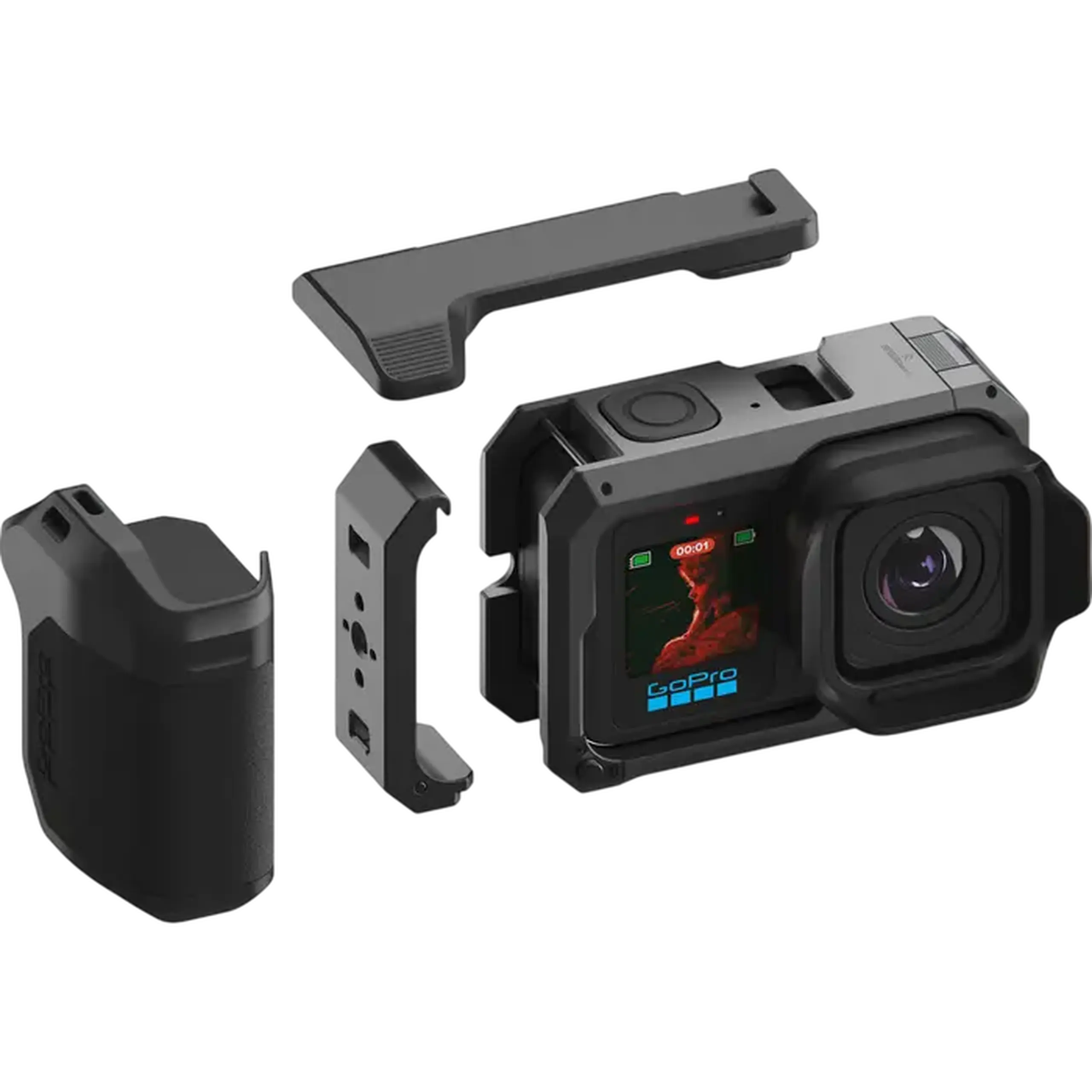 Cameră Video Sport GoPro Mission 1 Pro Grip Edition, Negru