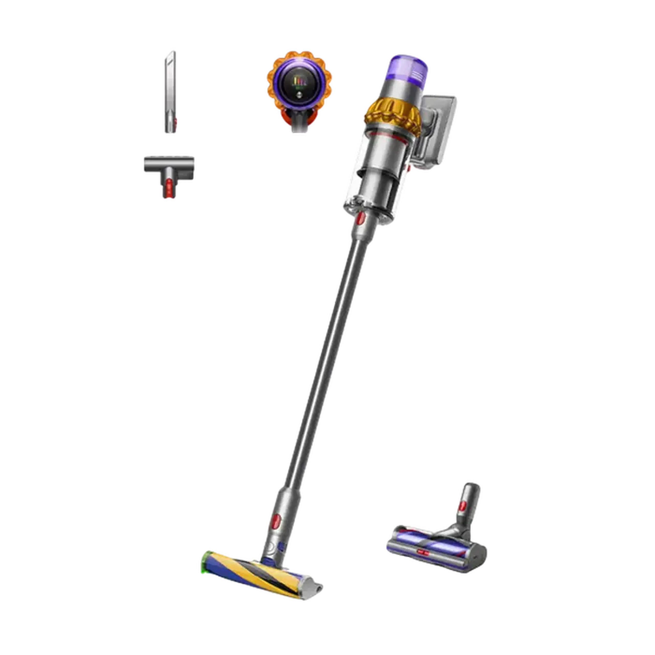 Aspirator Vertical Dyson V15 Detect Absolute (494719-01), Argintiu