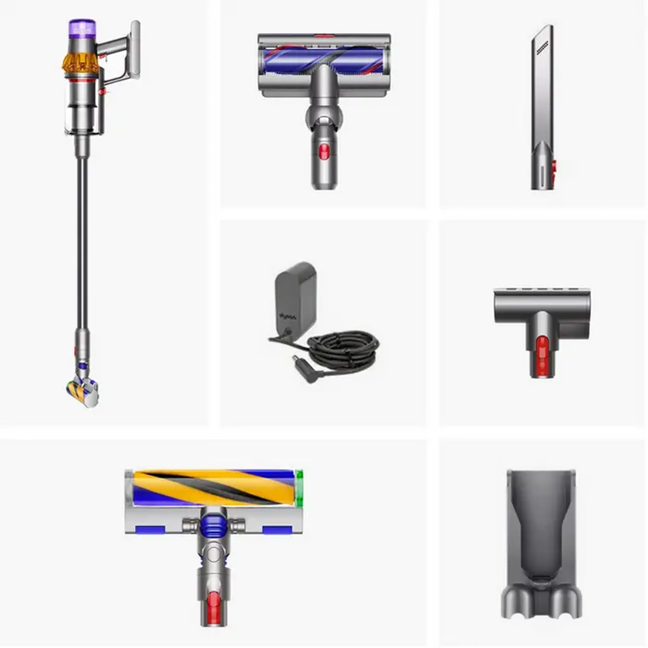 Aspirator Vertical Dyson V15 Detect Absolute (494719-01), Argintiu