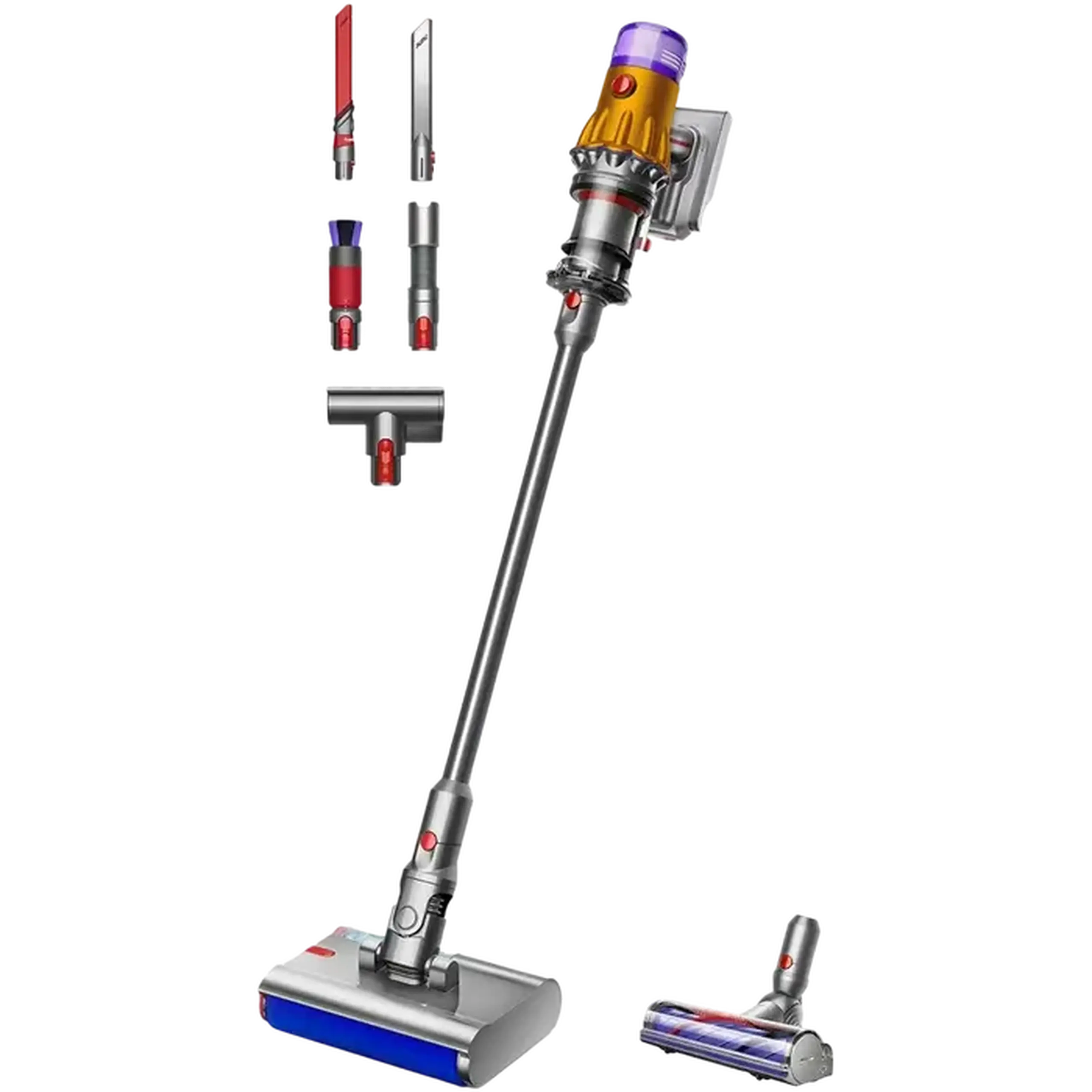 Aspirator Vertical Dyson V12s Detect Slim Submarine, Galben