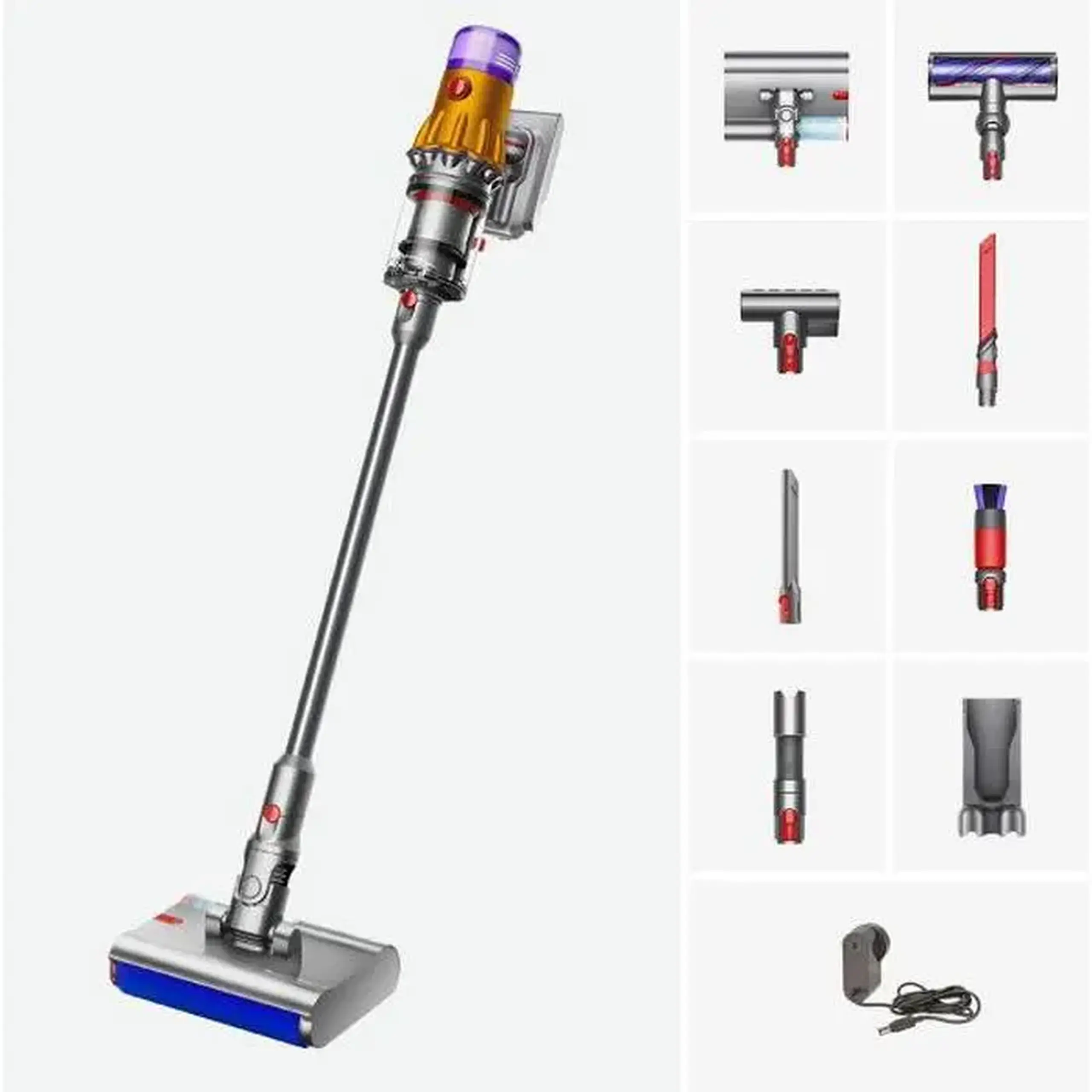 Aspirator Vertical Dyson V12s Detect Slim Submarine, Galben