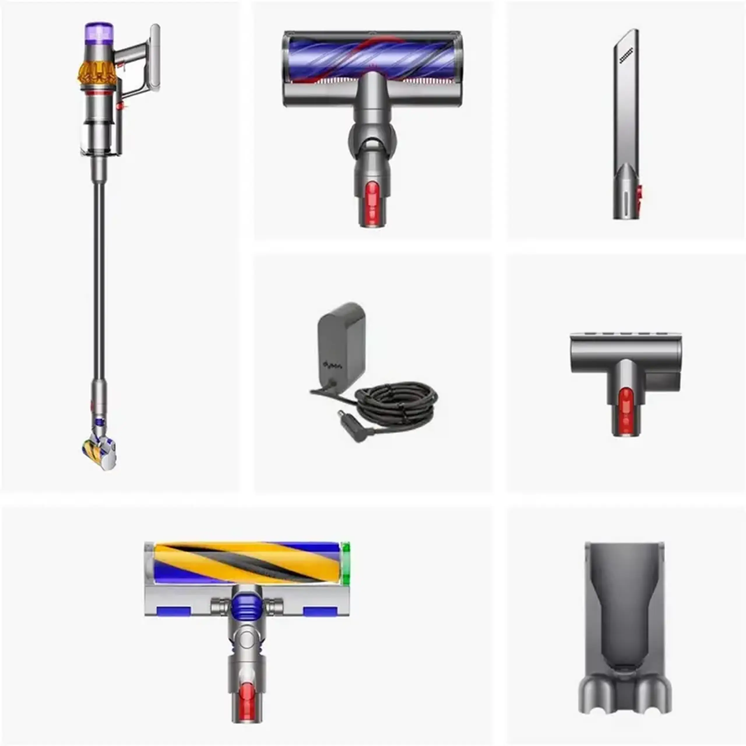Aspirator Vertical Dyson V12 Detect Slim Absolute, Galben