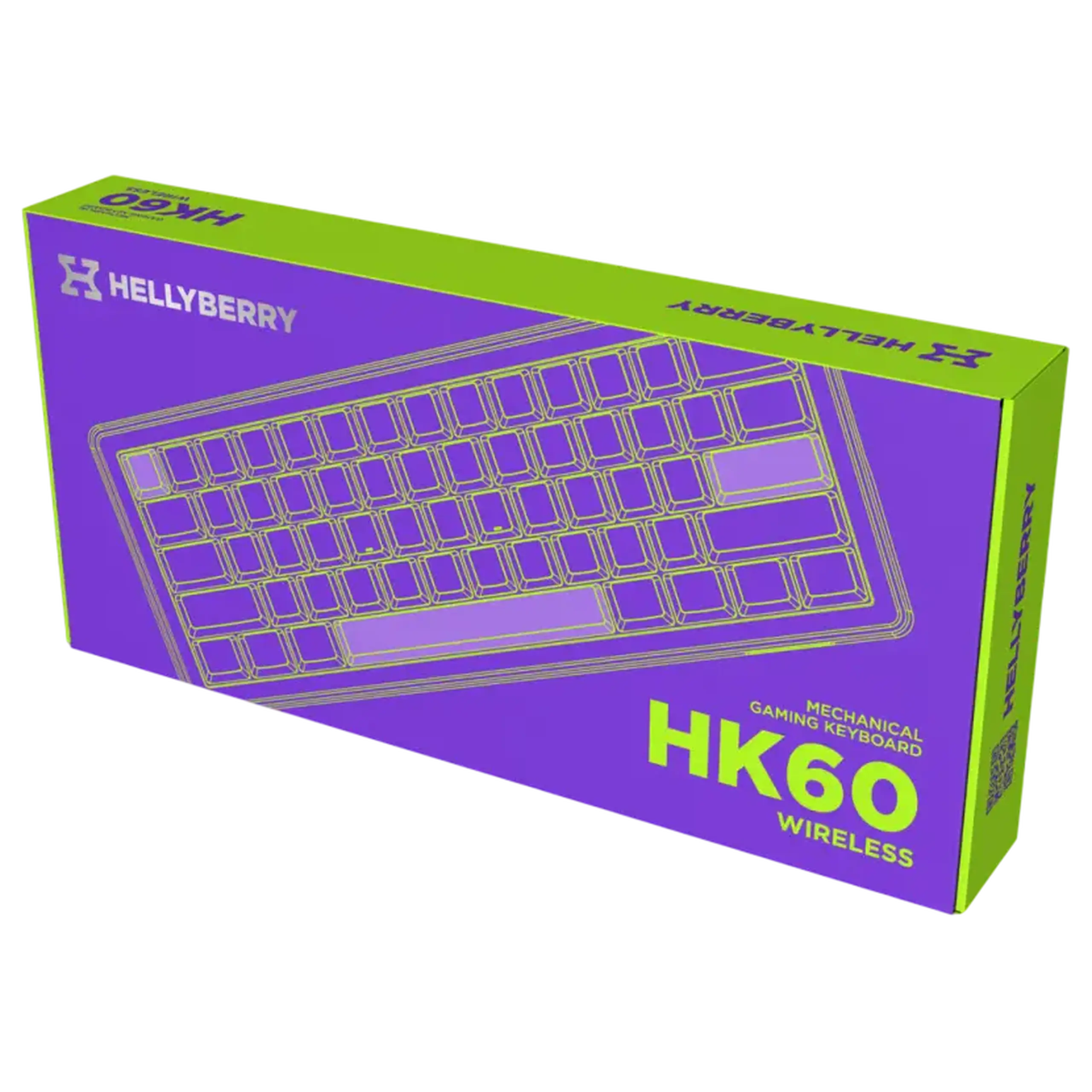 Tastatură HATOR Hellyberry HK60 Wireless, Cu fir / Fără fir, Alb
