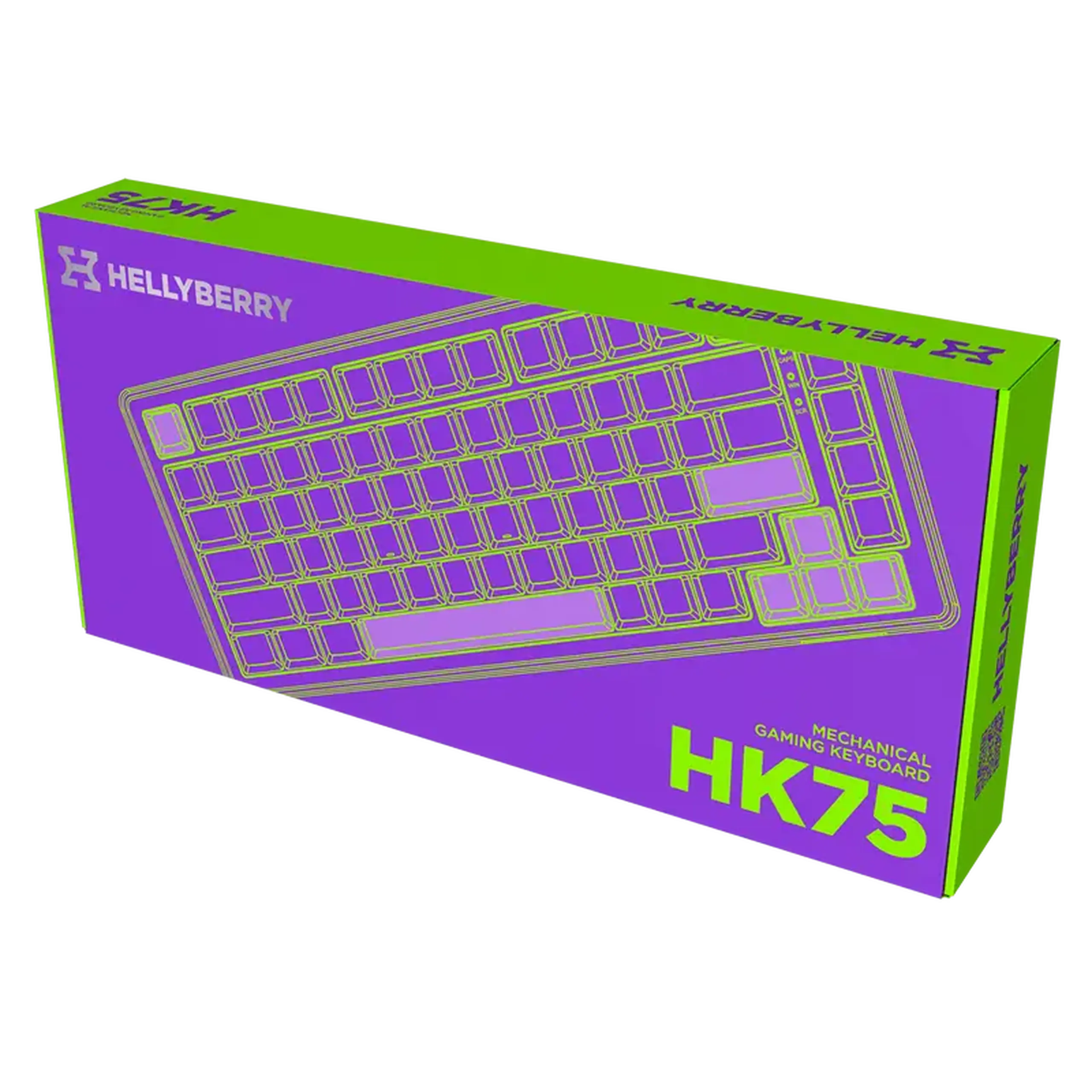 Tastatură HATOR Hellyberry HK75, Cu fir, Alb