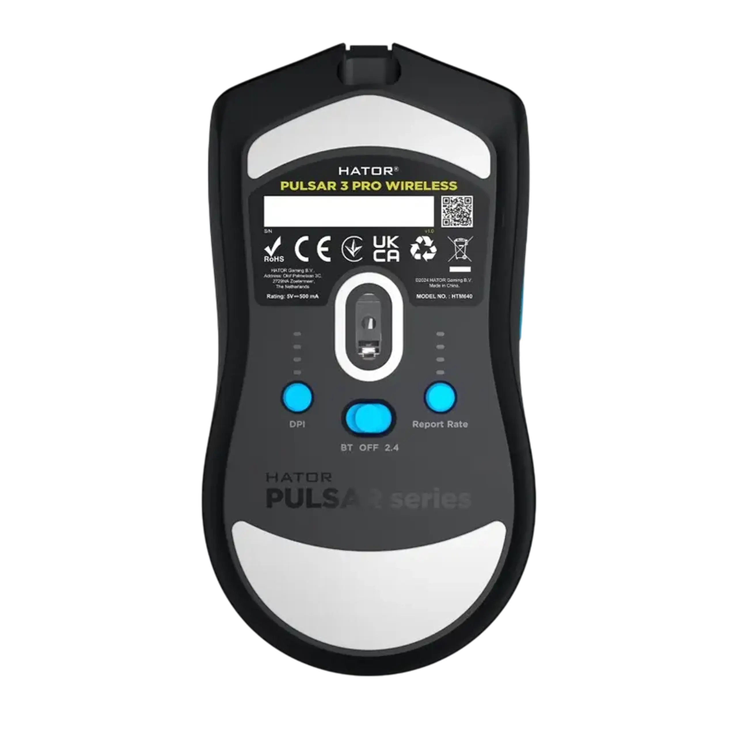 Gaming Mouse HATOR Pulsar 3 Pro, Negru