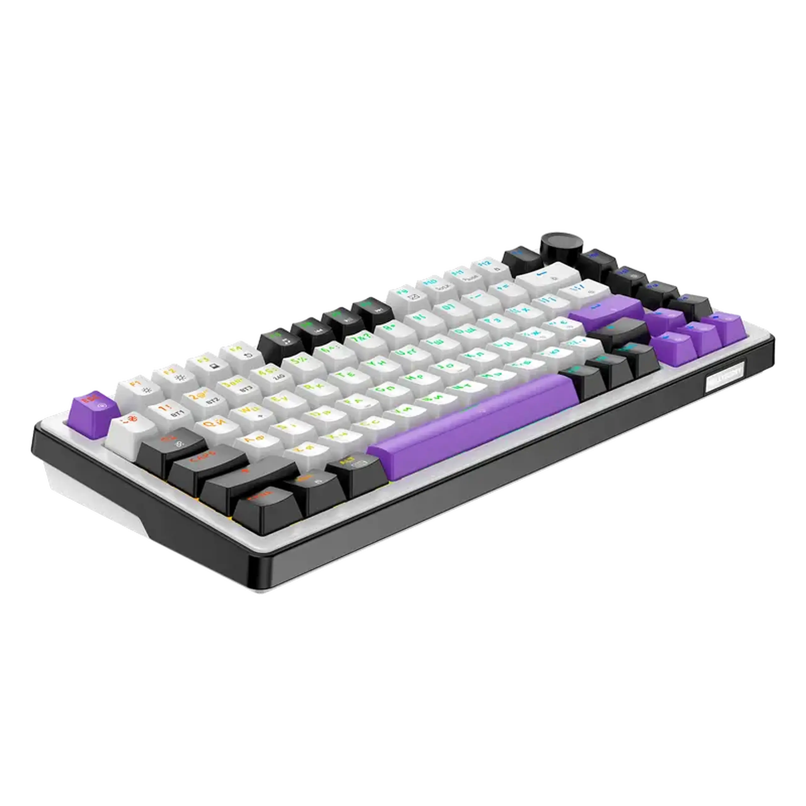 Tastatură HATOR Hellyberry HK75 Wireless, Cu fir / Fără fir, Alb