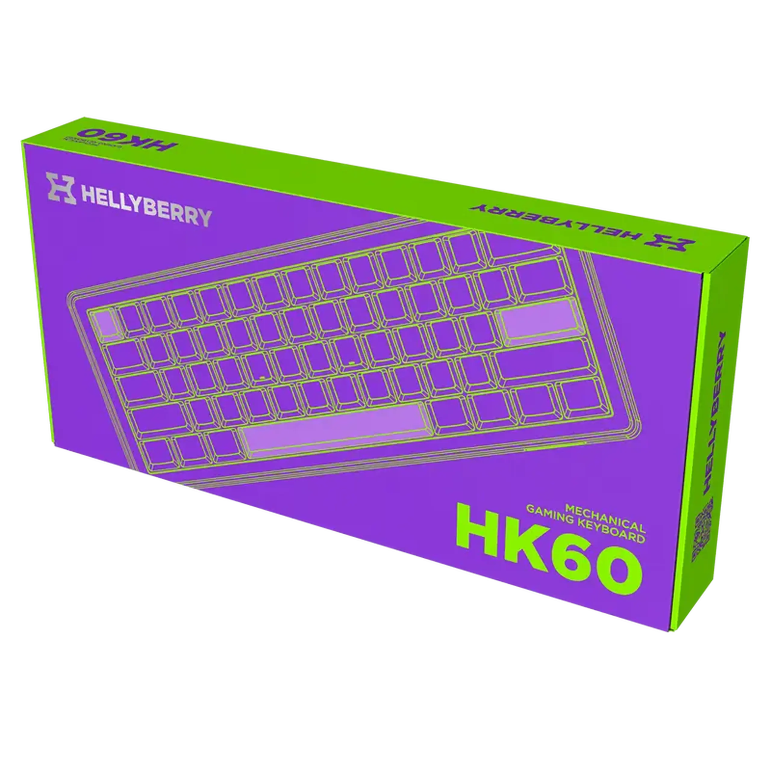 Tastatură HATOR Hellyberry HK60, Cu fir, Alb
