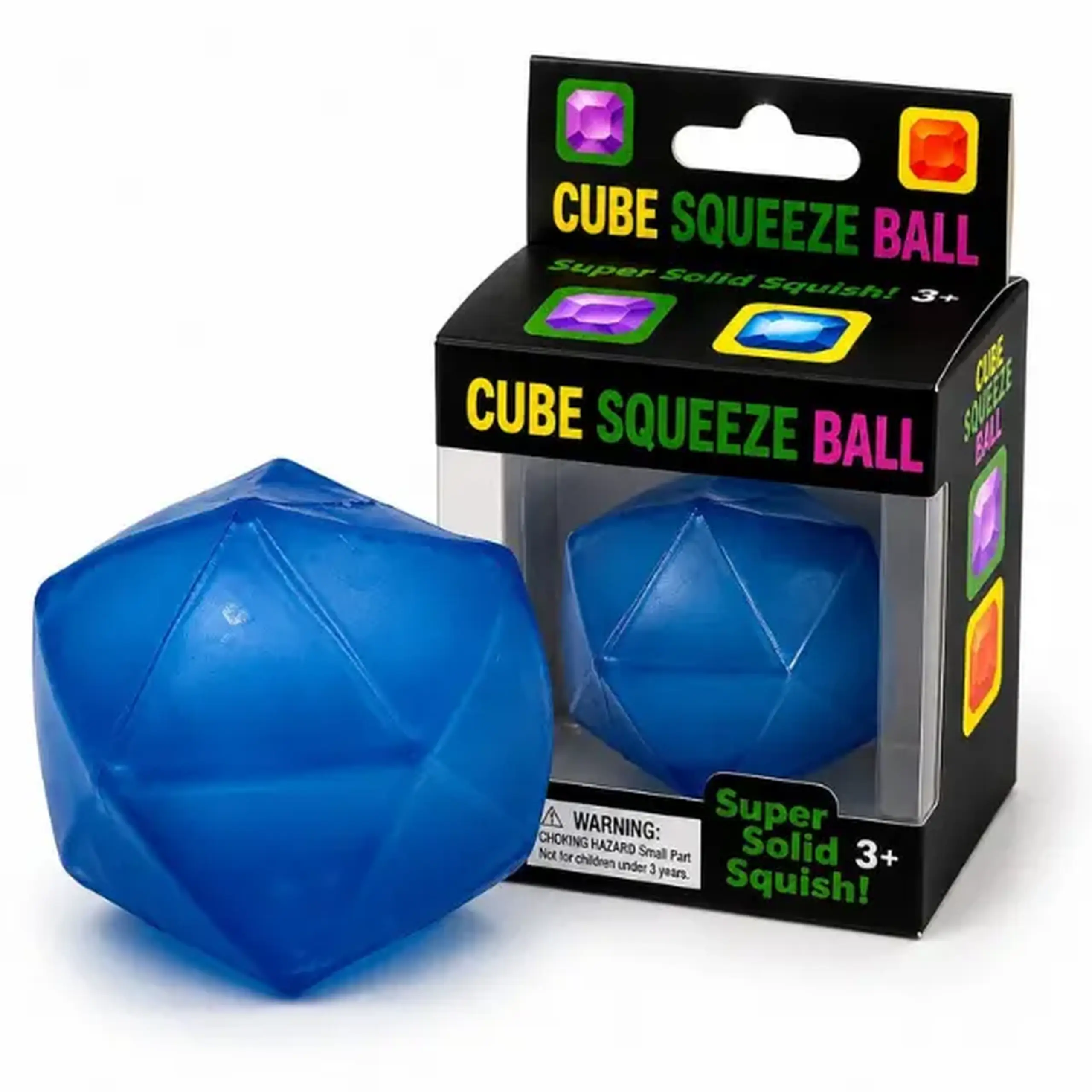 Cubul antistres "Needoh: Diamant", 6×6×6 cm