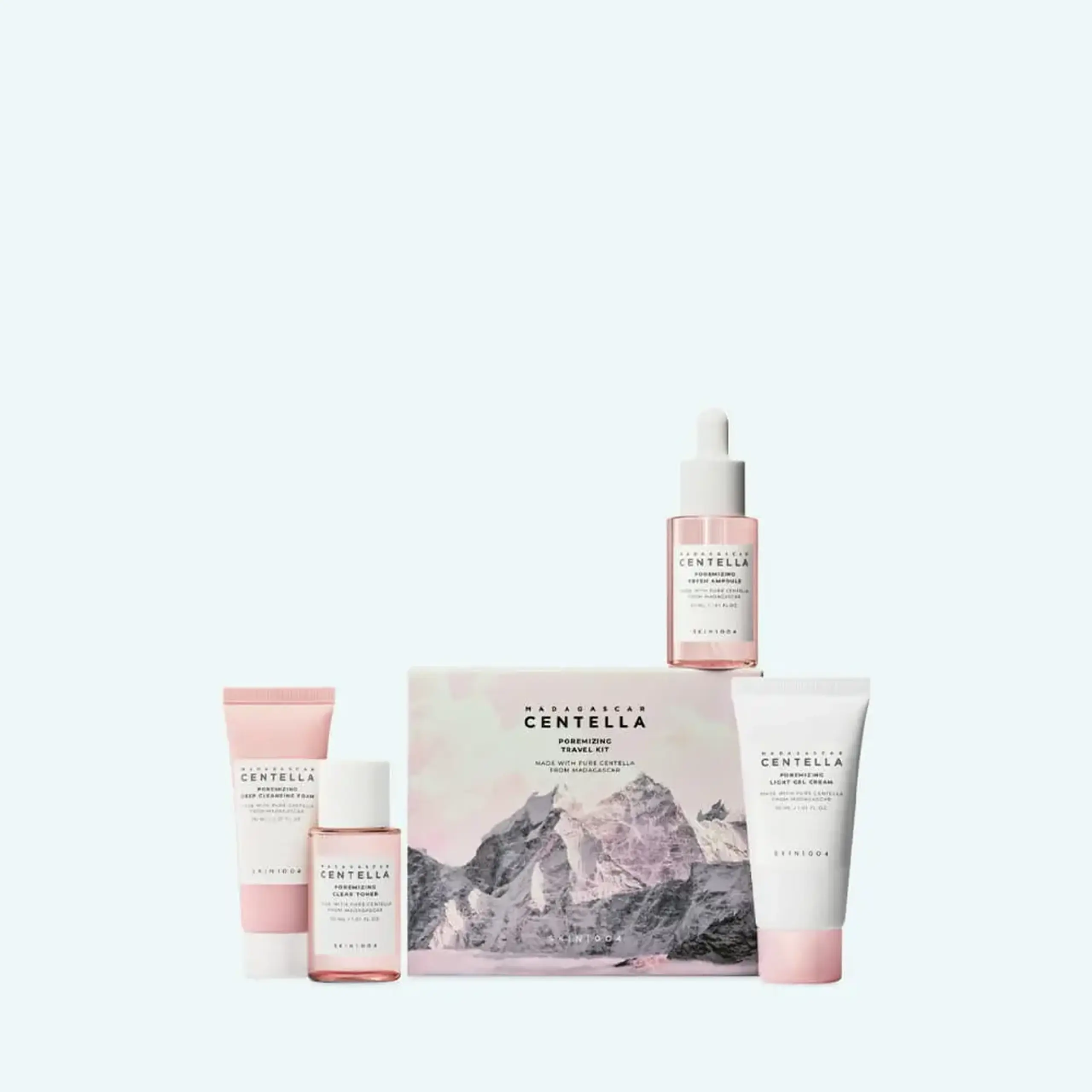 Set pentru față SKIN1004 Madagascar Centella Poremizing Travel Kit