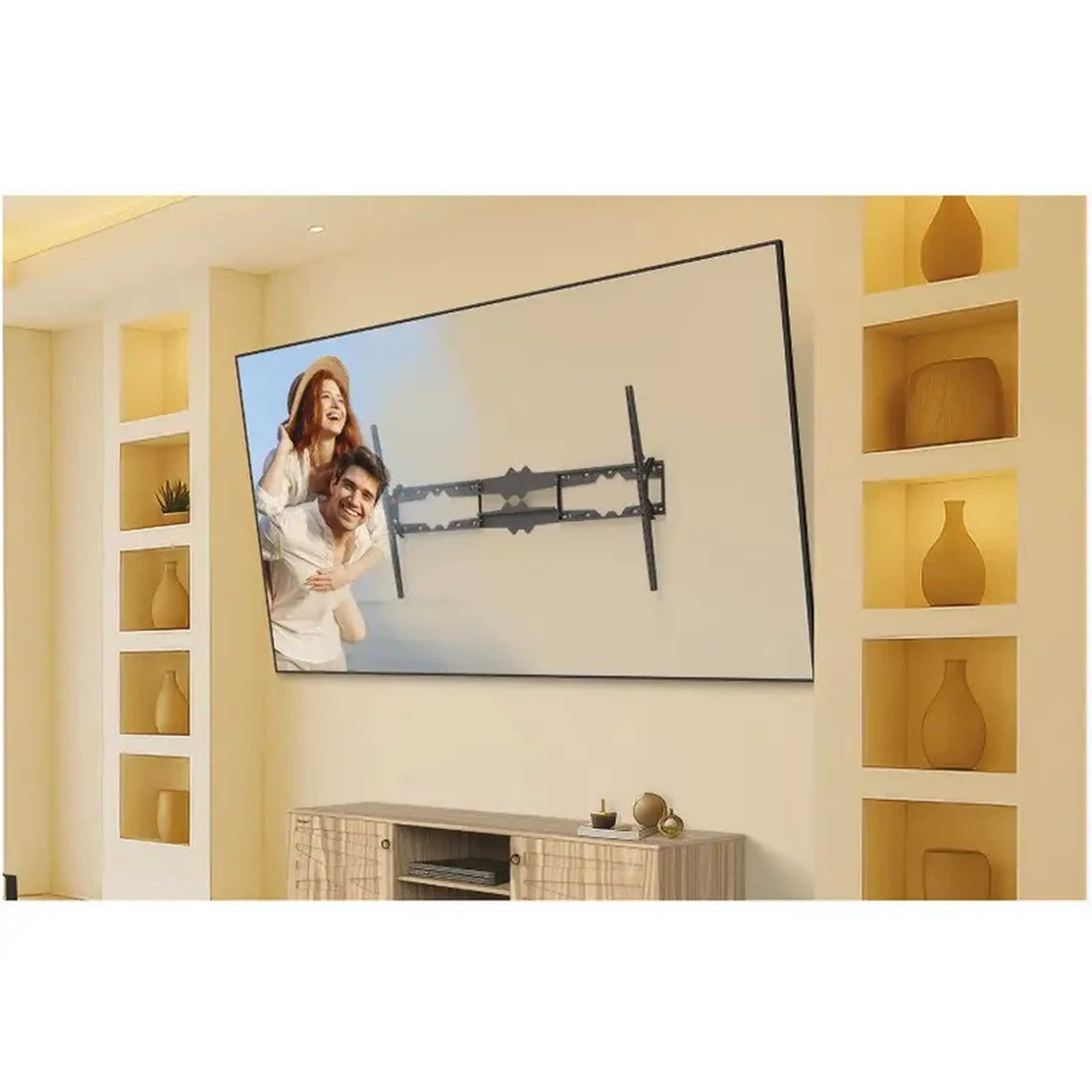 Suport TV de perete BARKAN BM510, Negru