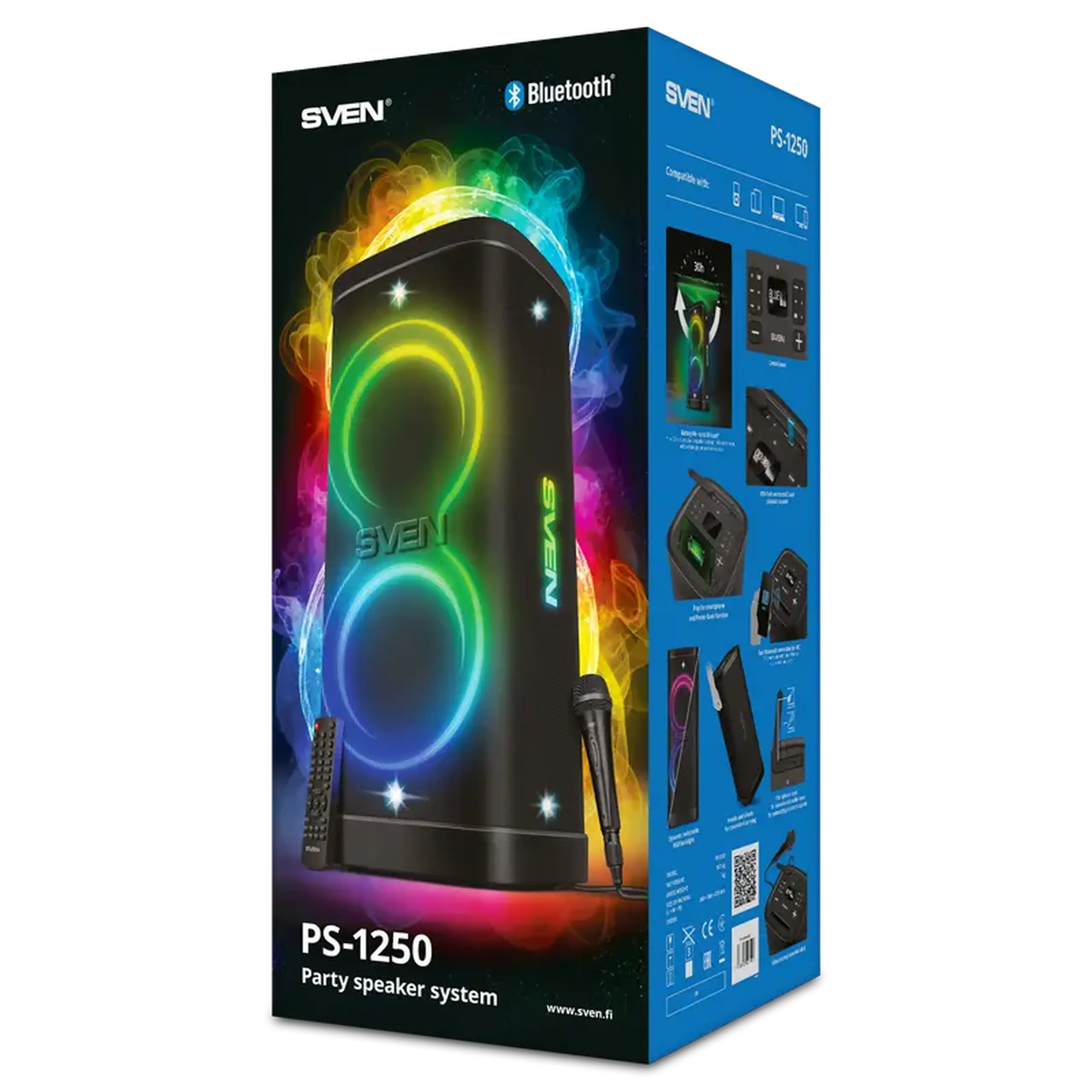 Sistem audio SVEN PS-1250, Negru