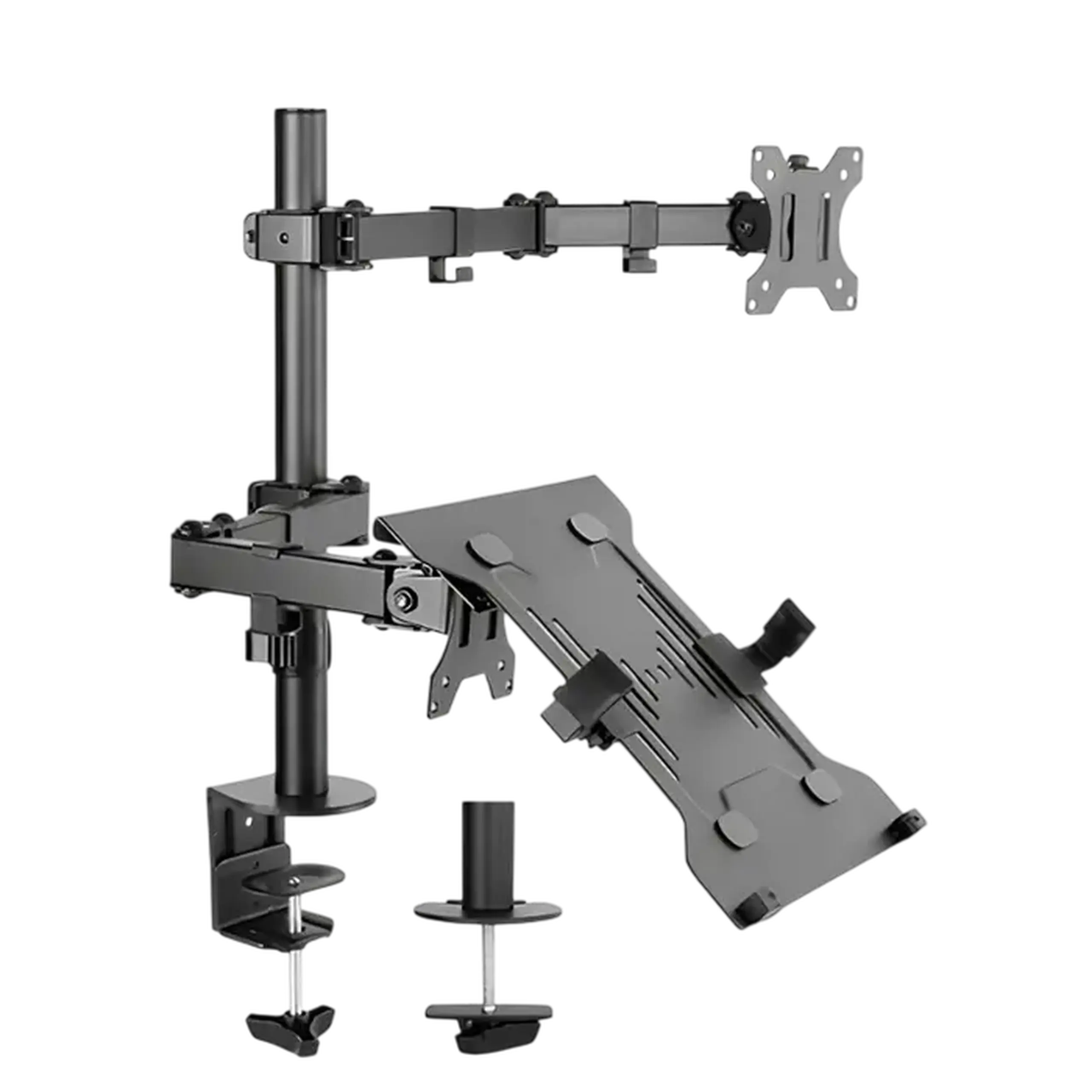 Suport birou pentru monitoare BARKAN M141LT, Negru