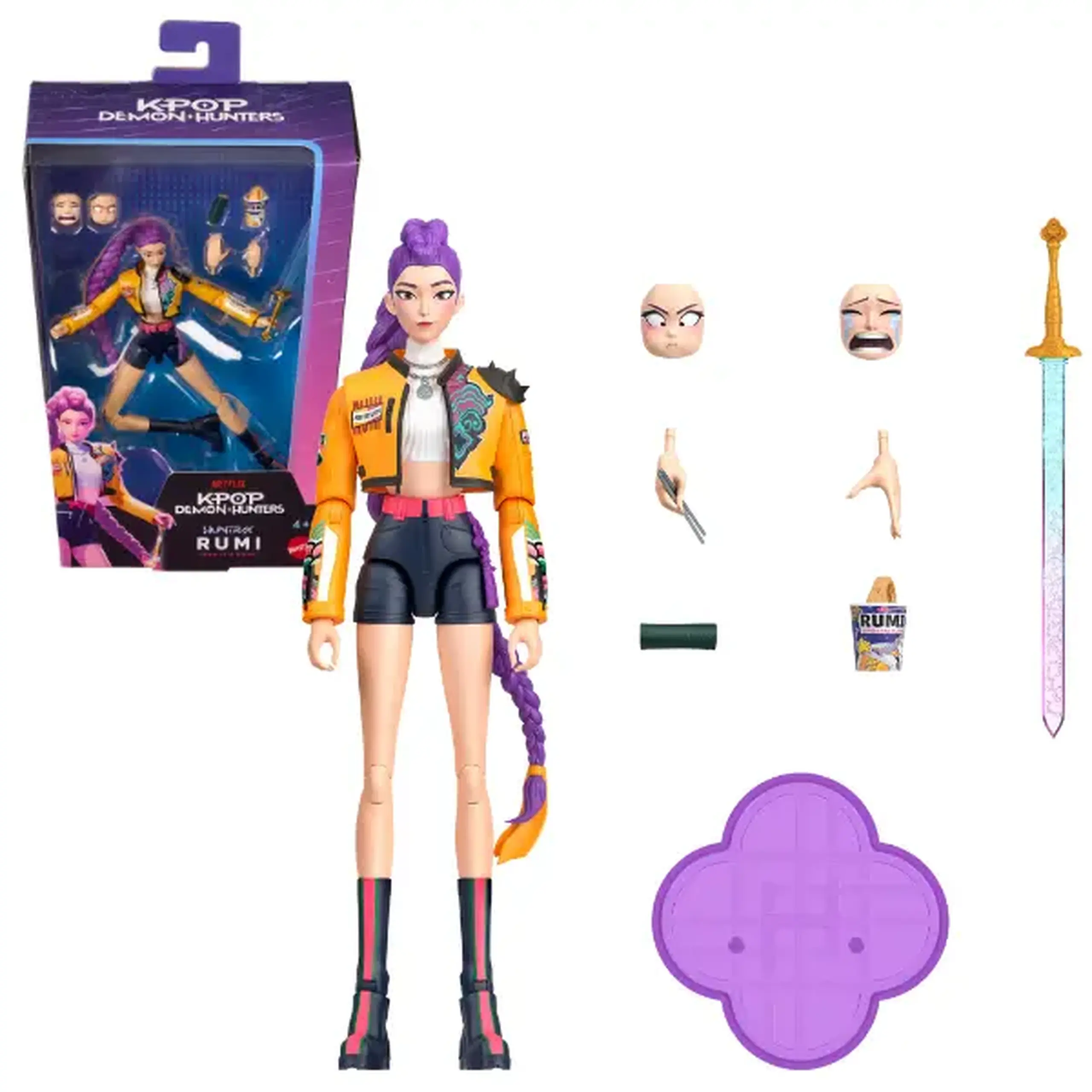 Figurină Fetele Kpop la vânătoare de demoni „Rumi” cu accesorii
