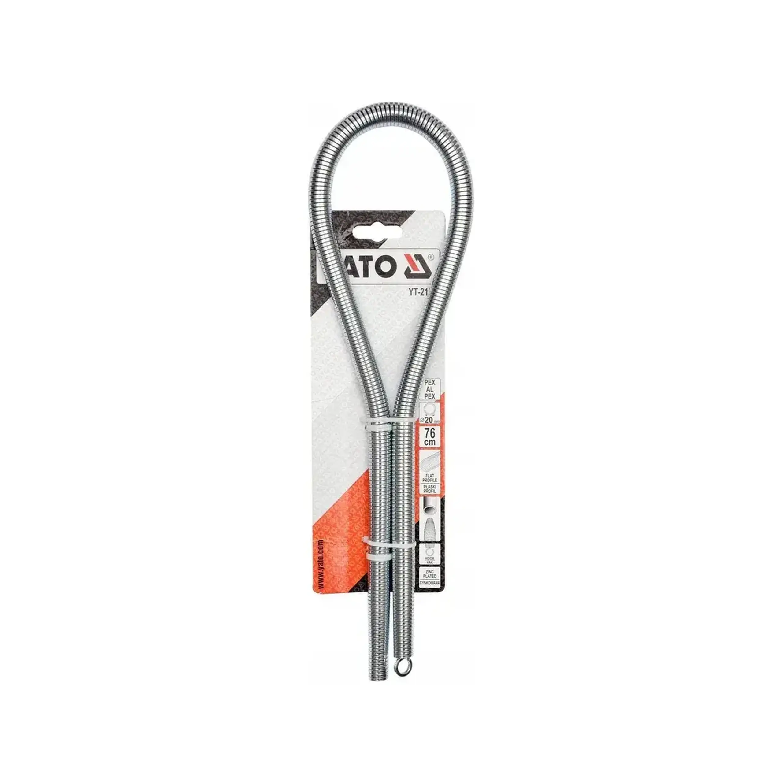 Arc pentru îndoire țevi flexibile 760 mm Yato - Diametrul recomandat al țevii 20 mm