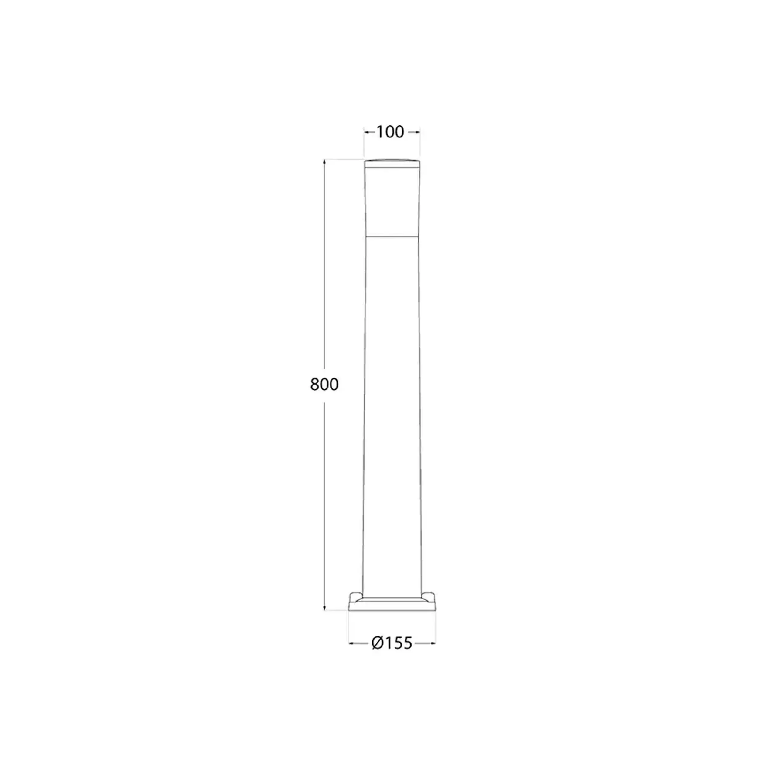 Corp de iluminat AMELIA 400 8.5 W E27 1000 lm 220 - 240 V IP55 Fumagalli - Negru AMELIA 800
