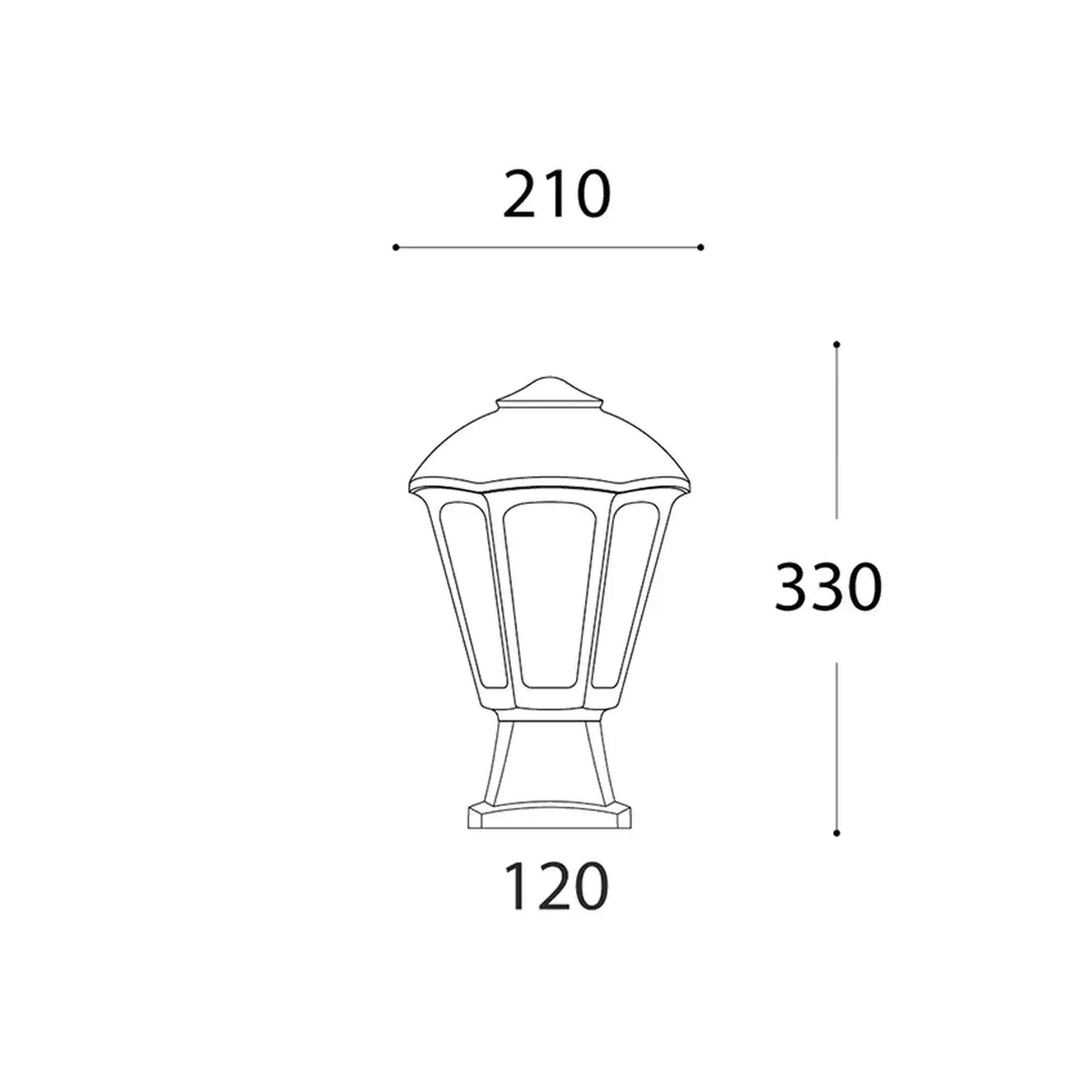 Corp de iluminat DISMA/GIAMPY 60 W E27 220 - 240 V IP55 Fumagalli - Culoare Alb/Transparent