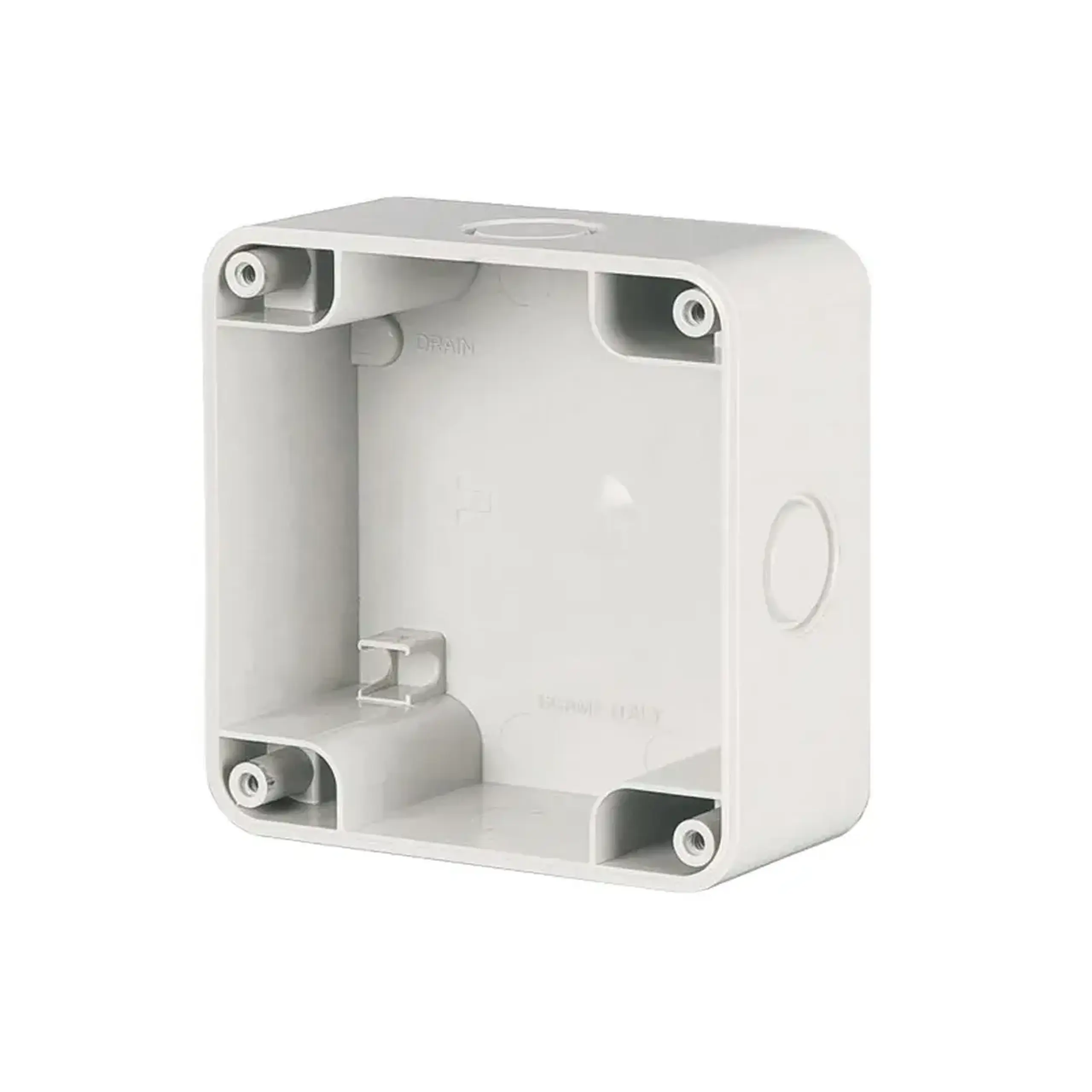 Cutie de montaj 95 x 95 mm Plastic PROTECTA Scame - Exterior 1 post