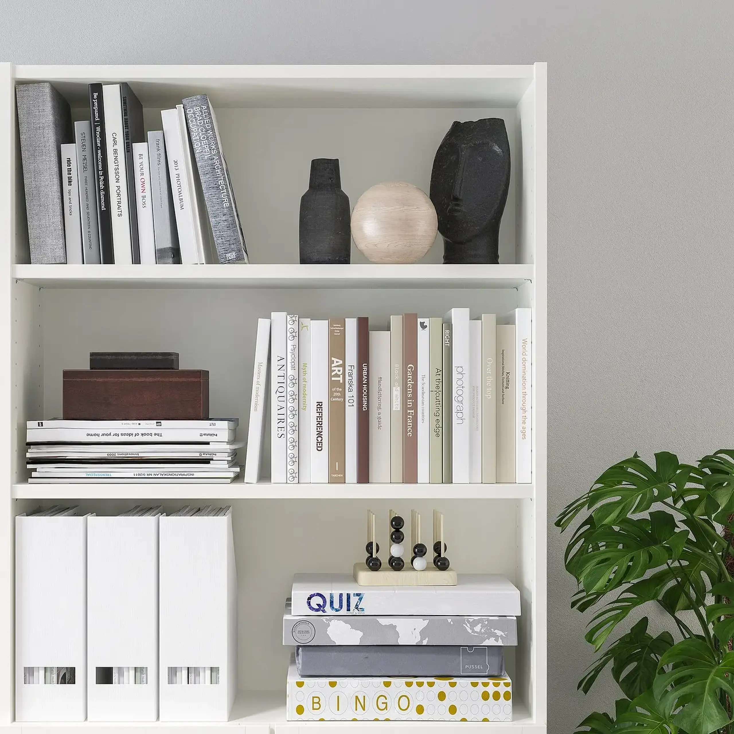 IKEA BILLY / OXBERG Biblioteca+usi, alb, 80x30x202 cm