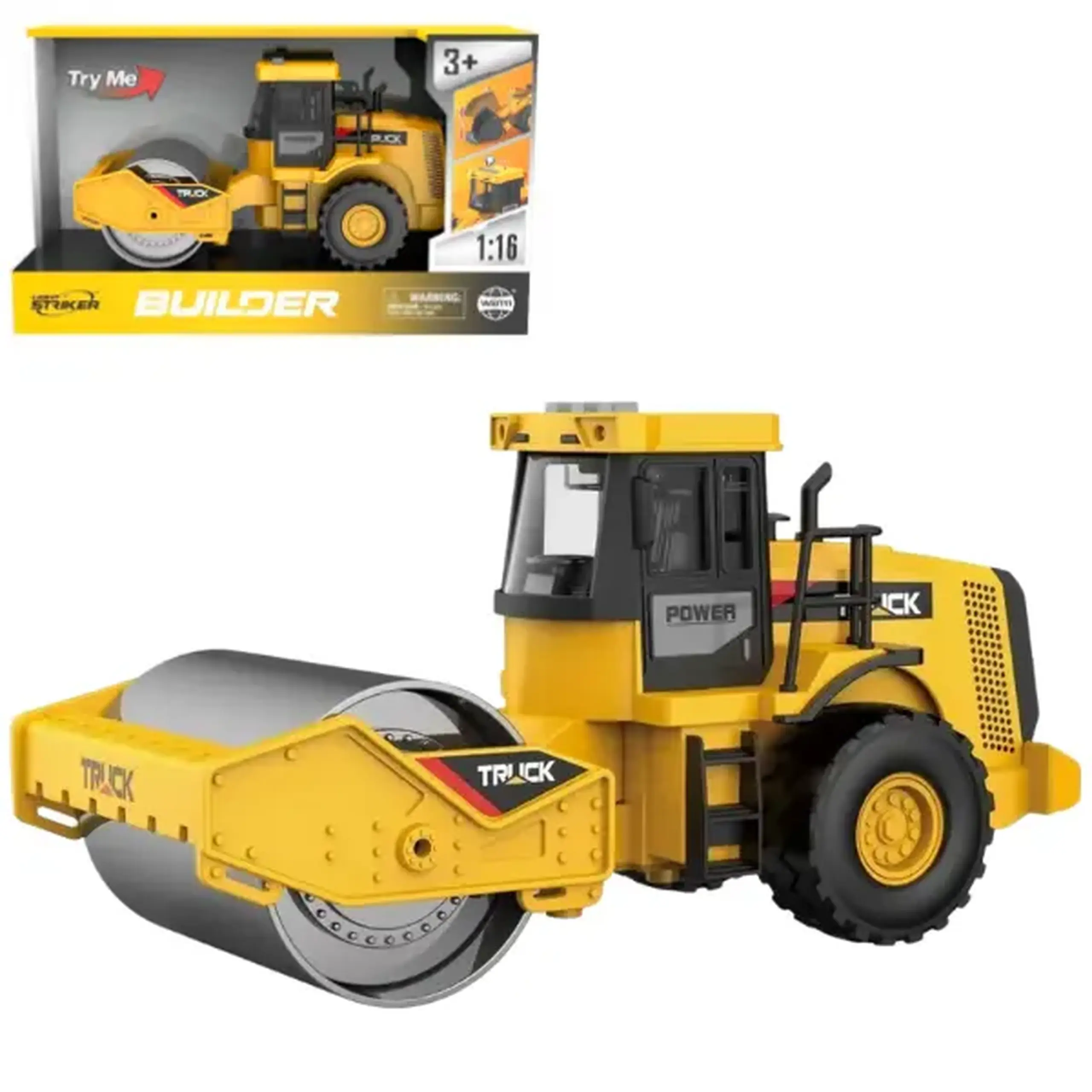 1:16 Compactor de asfalt cu inerție (lumini / sunete)