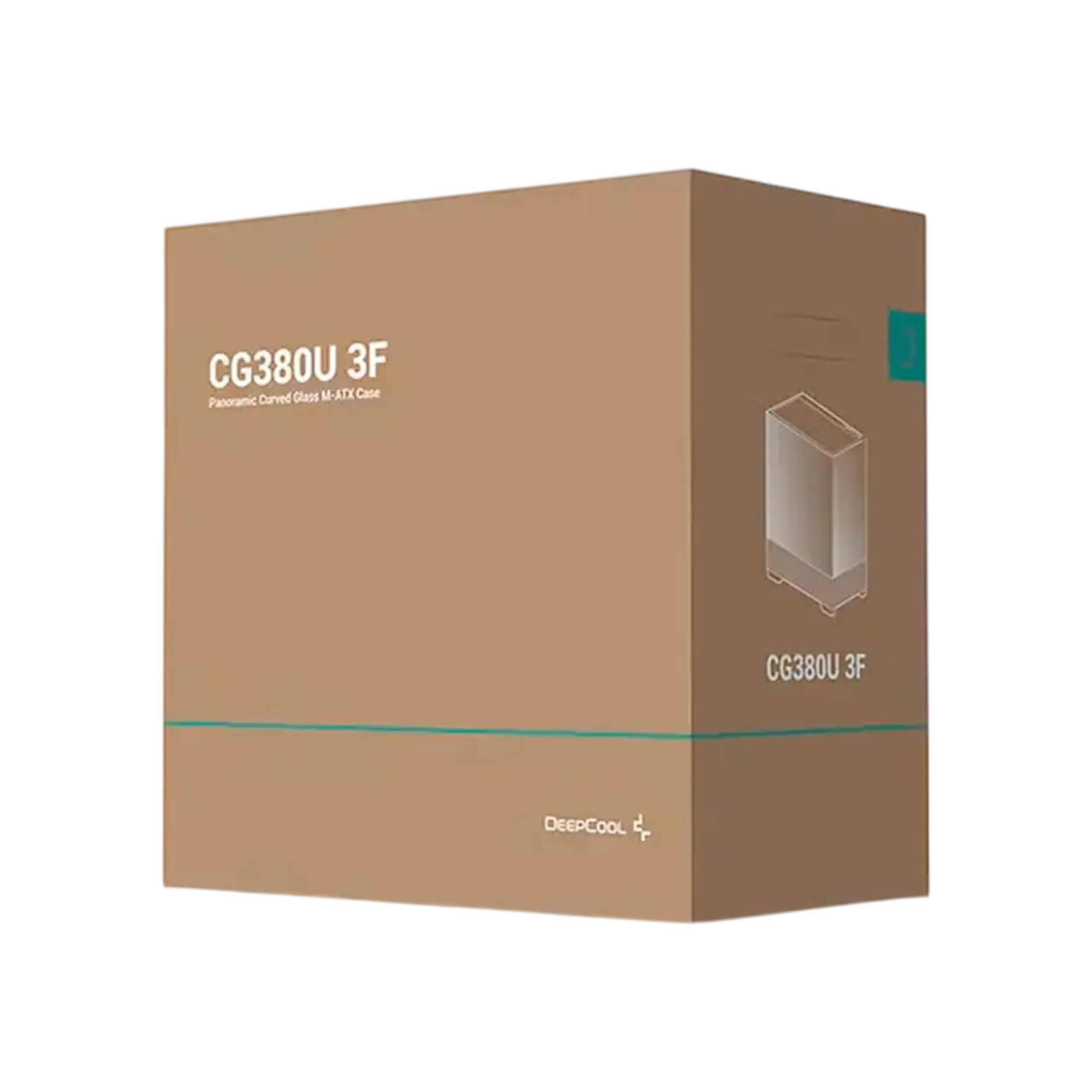 Carcasă PC Deepcool CG380U 3F, Micro-ATX, Fără PSU, Negru