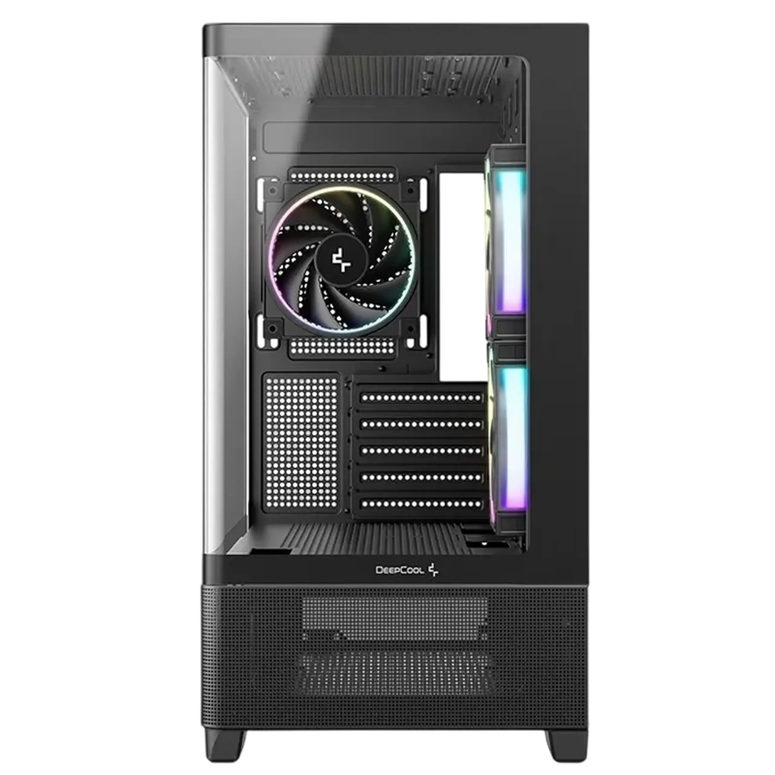 Carcasă PC Deepcool CG380U 3F, Micro-ATX, Fără PSU, Negru