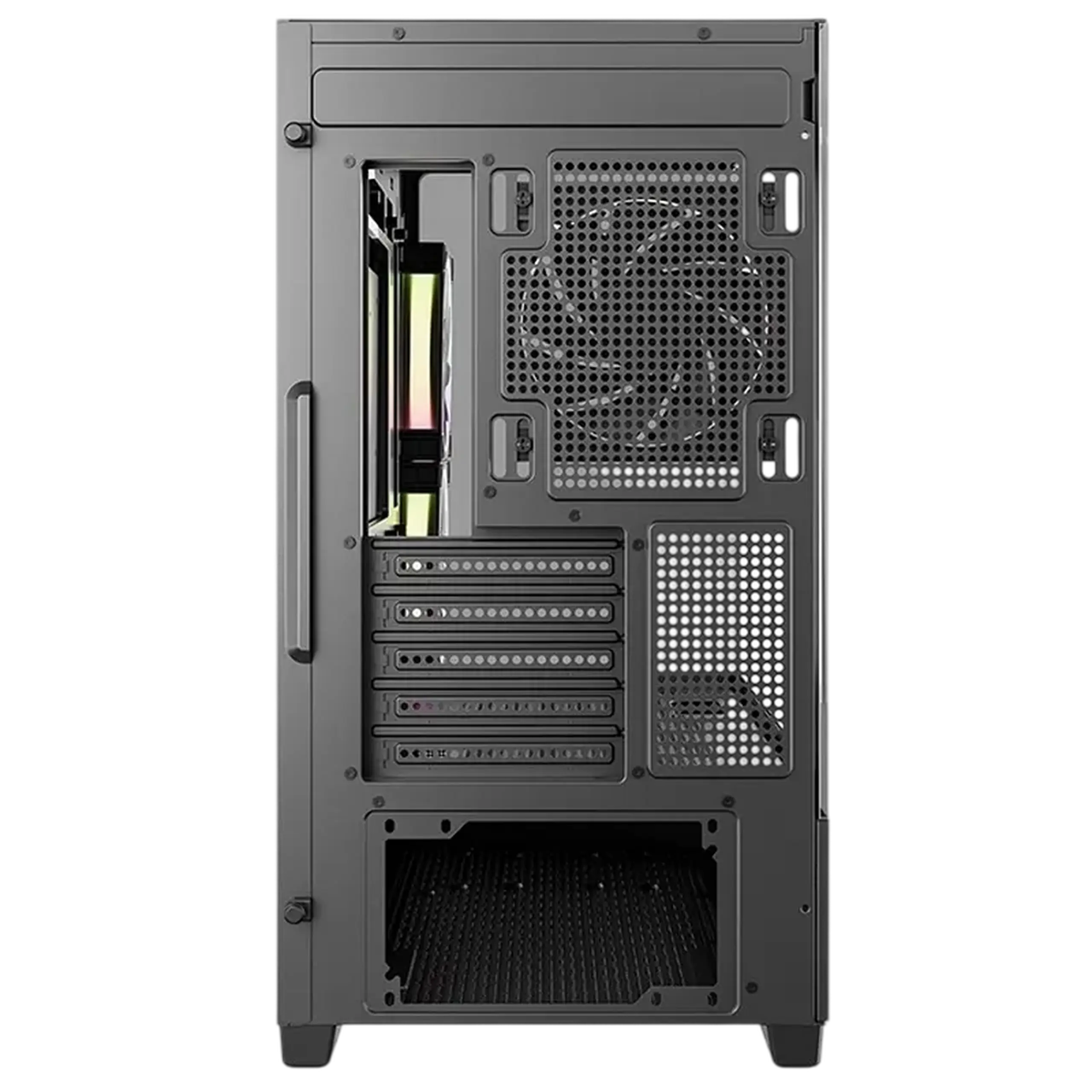 Carcasă PC Deepcool CG380U 3F, Micro-ATX, Fără PSU, Negru