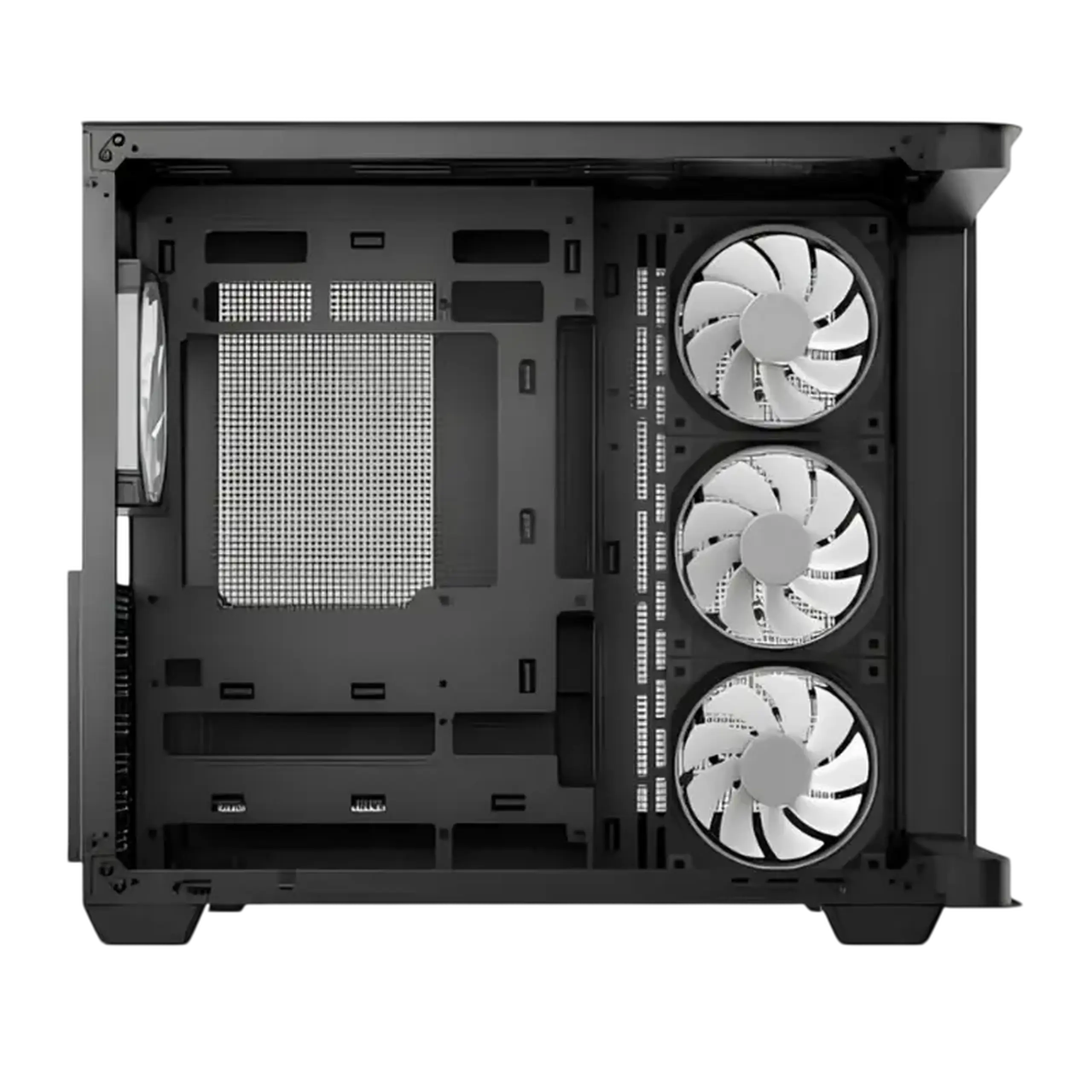 Carcasă PC Deepcool CG530U 4F, Midi-Tower, Fără PSU, Negru