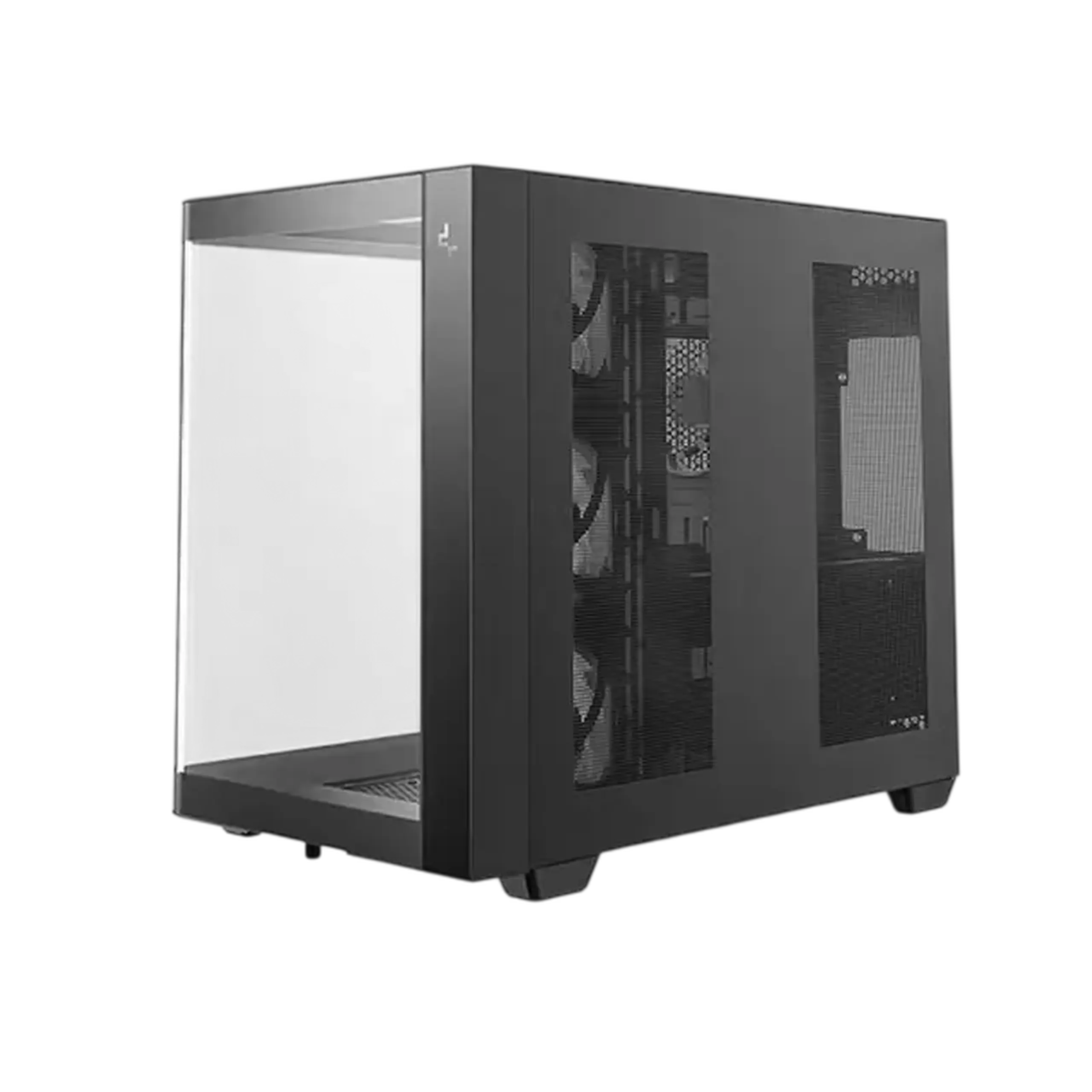 Carcasă PC Deepcool CG530U 4F, Midi-Tower, Fără PSU, Negru