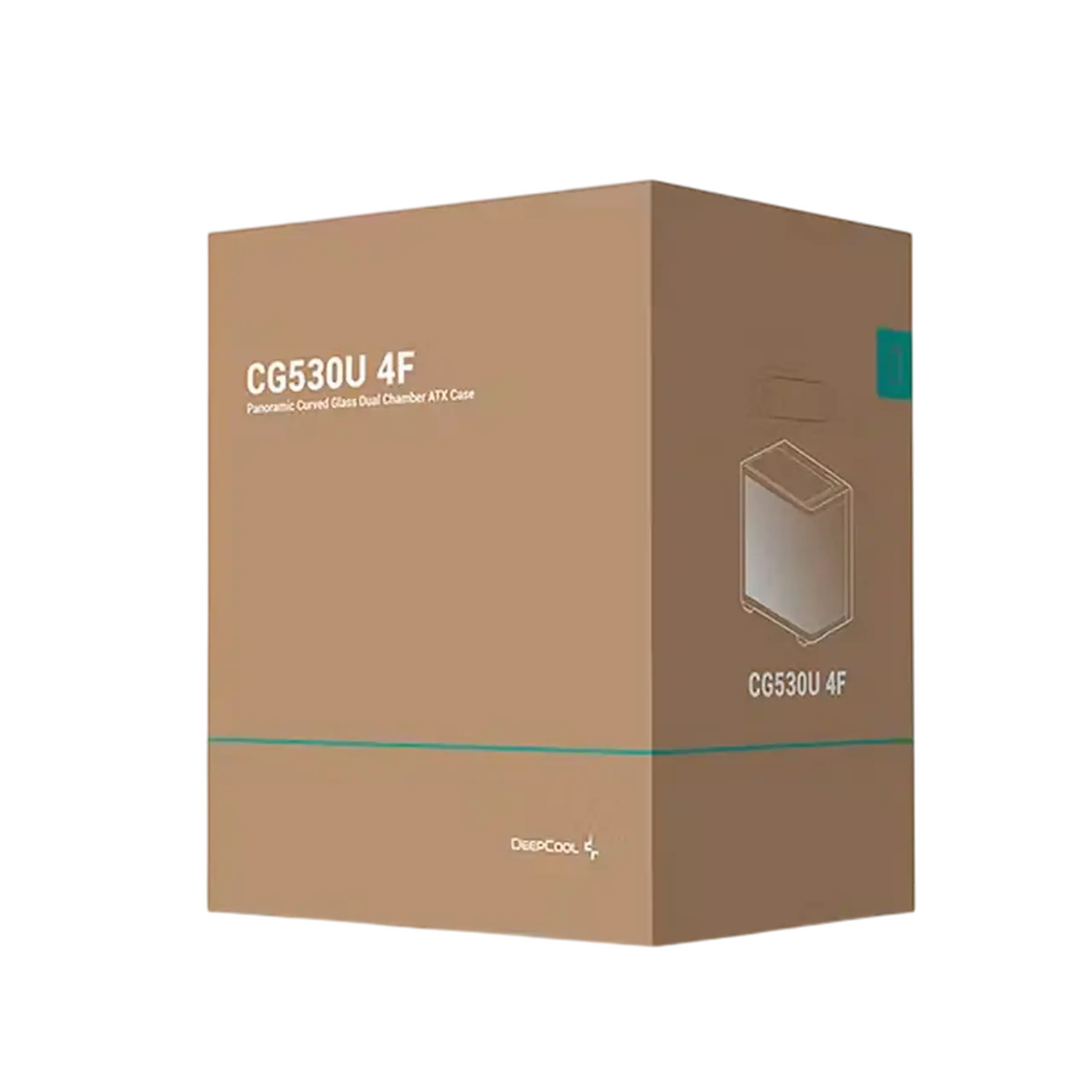 Carcasă PC Deepcool CG530U 4F, Midi-Tower, Fără PSU, Negru