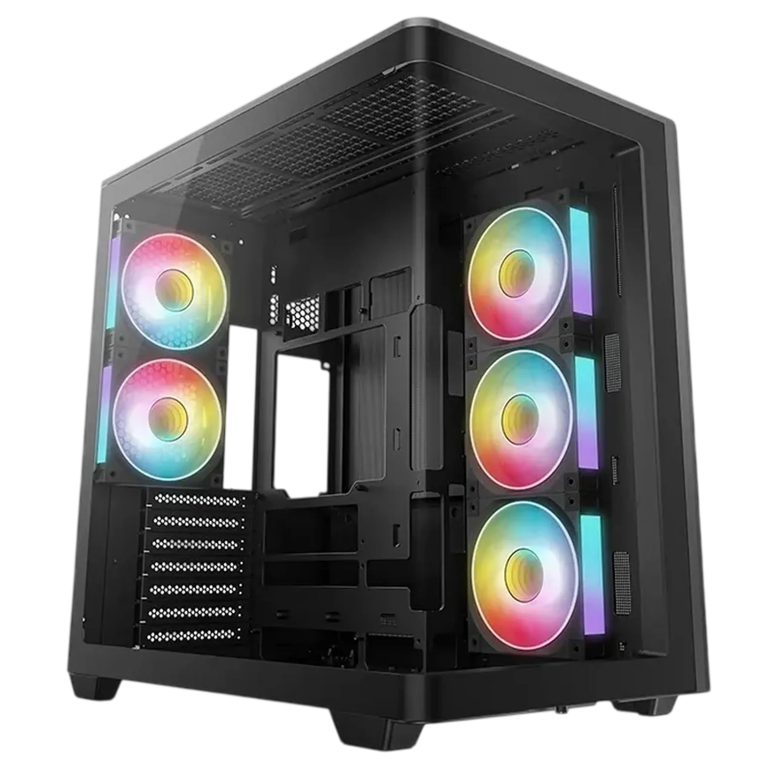 Carcasă PC Deepcool CG590U 5F, Midi-Tower, Fără PSU, Negru
