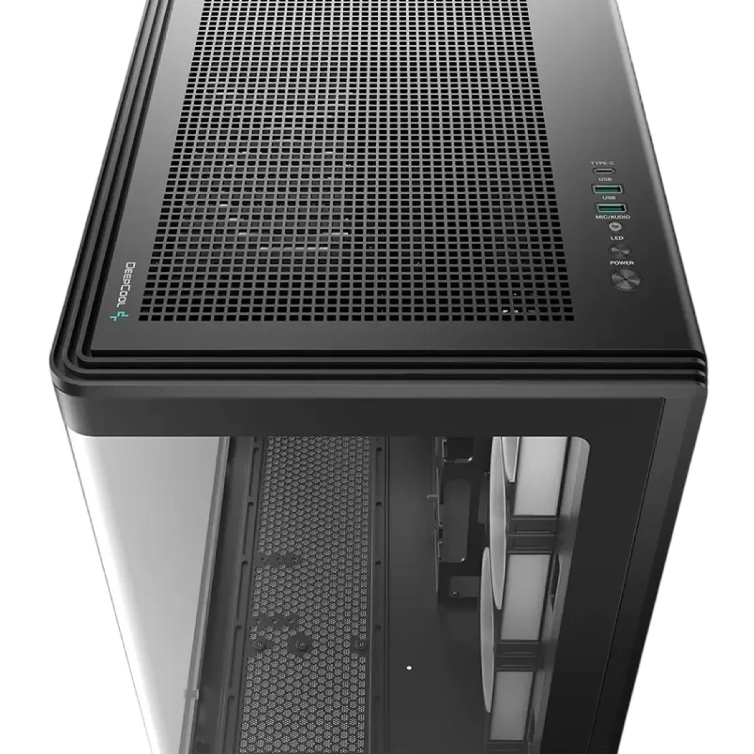 Carcasă PC Deepcool CG590U 5F, Midi-Tower, Fără PSU, Negru