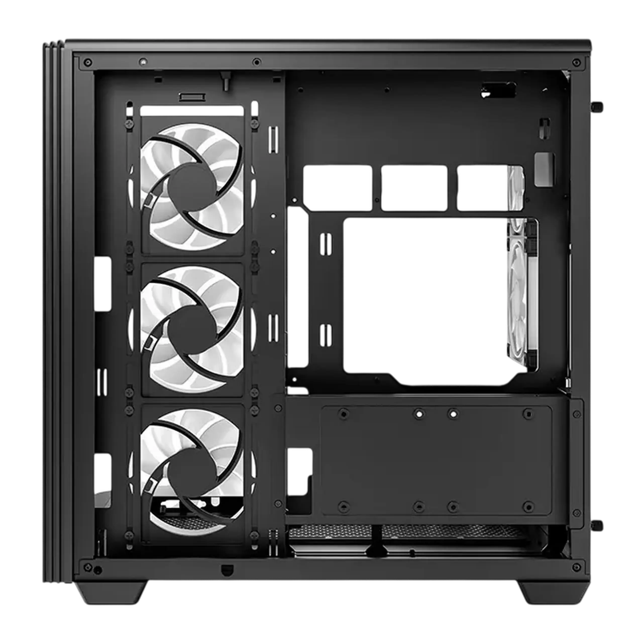 Carcasă PC Deepcool CG590U 5F, Midi-Tower, Fără PSU, Negru