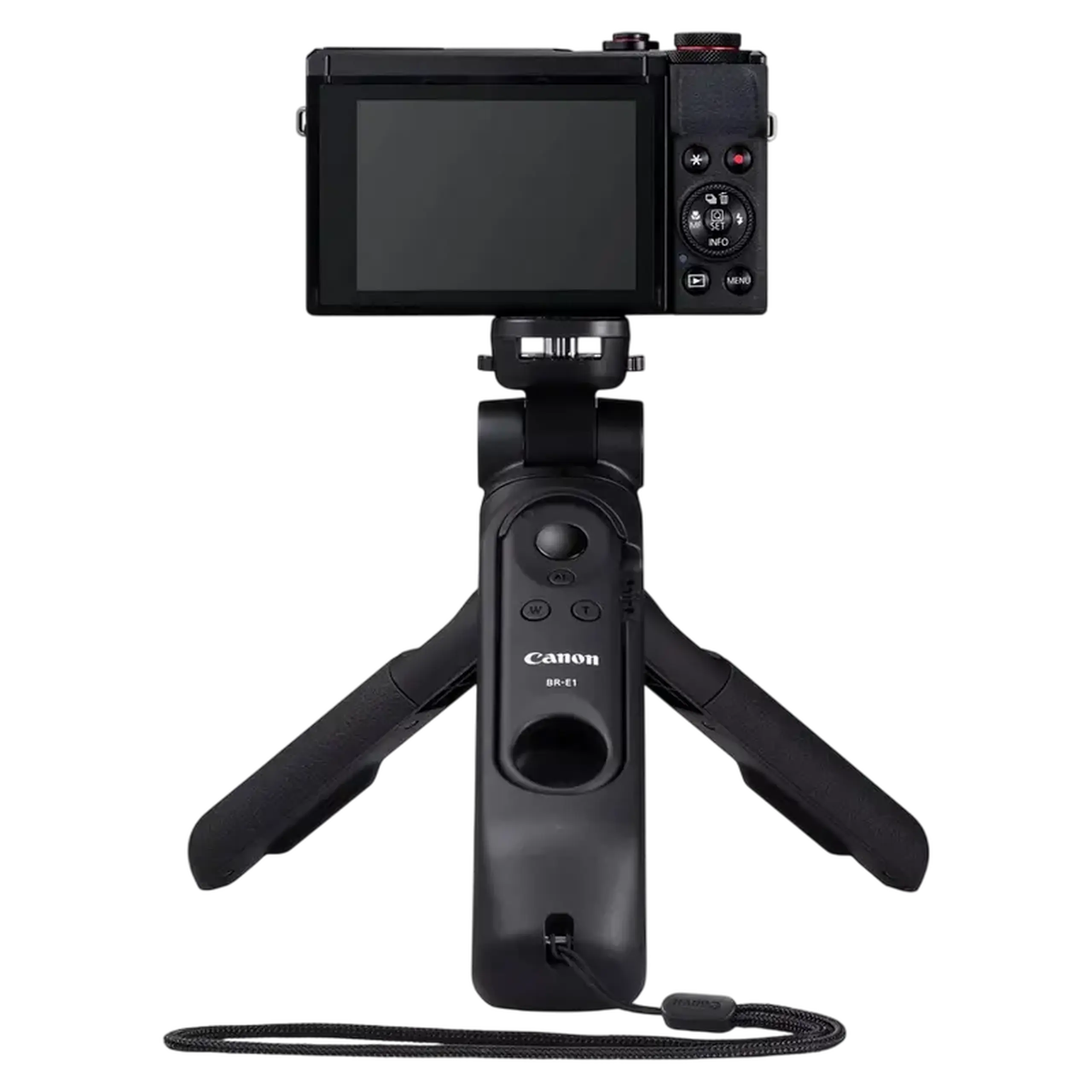 Aparat Foto Compact Canon PowerShot G7 X Mark III, Vlogger Kit, Negru