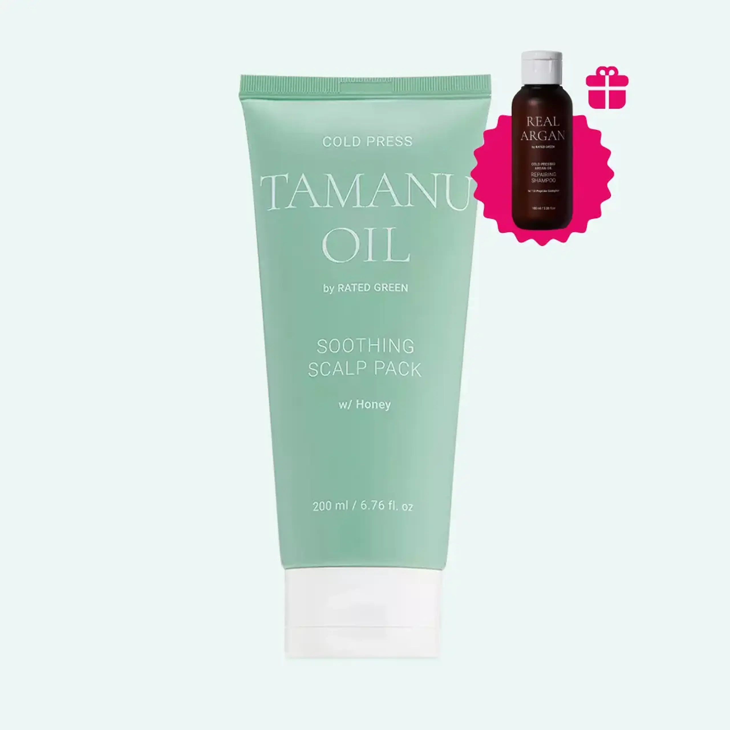 Mască pentru scalpul gras iritat cu descuamare Rated Green Cold Press Tamanu Oil Soothing Scalp Pack w/ Black Currant 200 ml